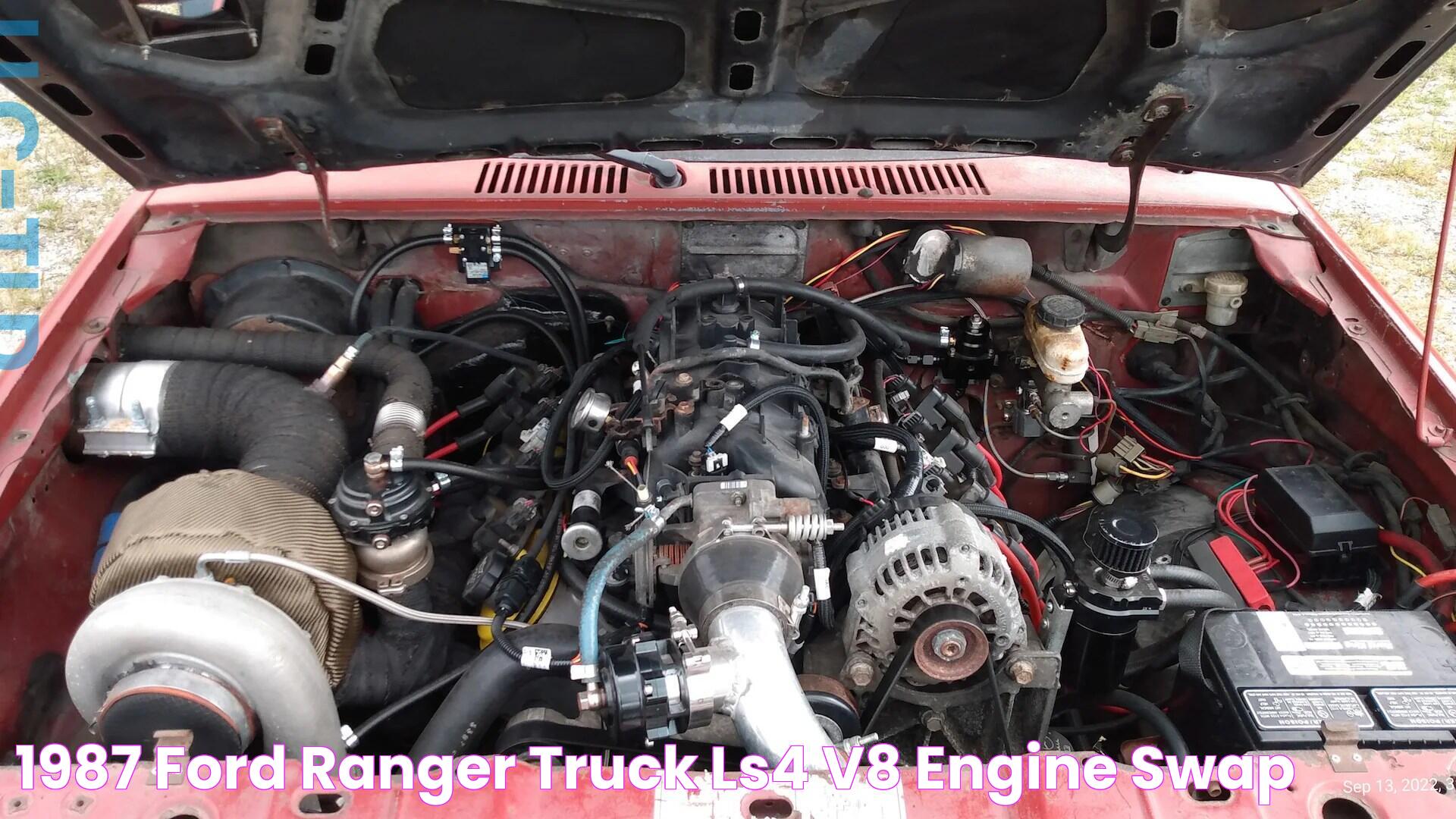 1987 Ford Ranger Truck LS4 V8 Engine Swap