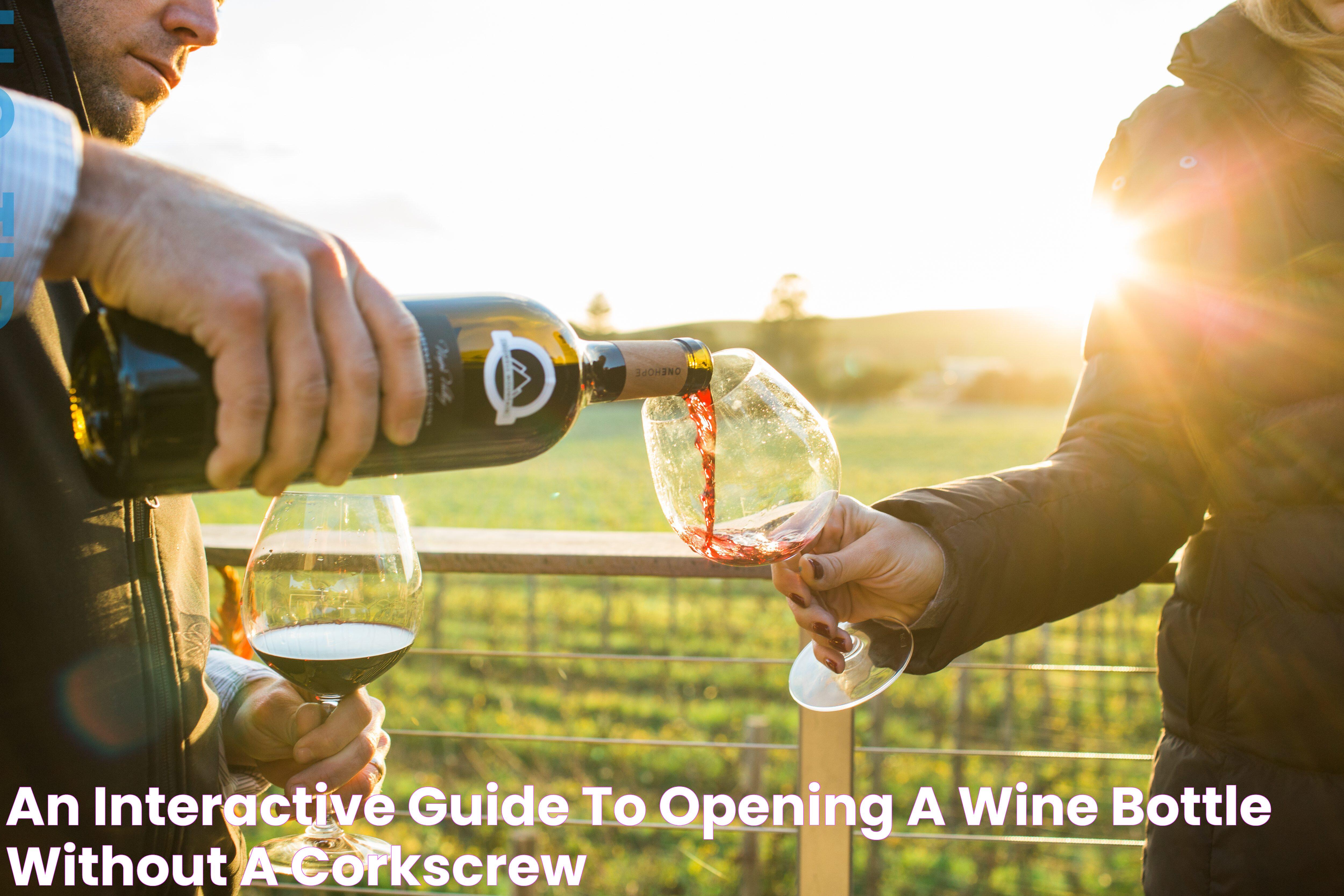 An Interactive Guide to Opening a Wine Bottle Without a Corkscrew