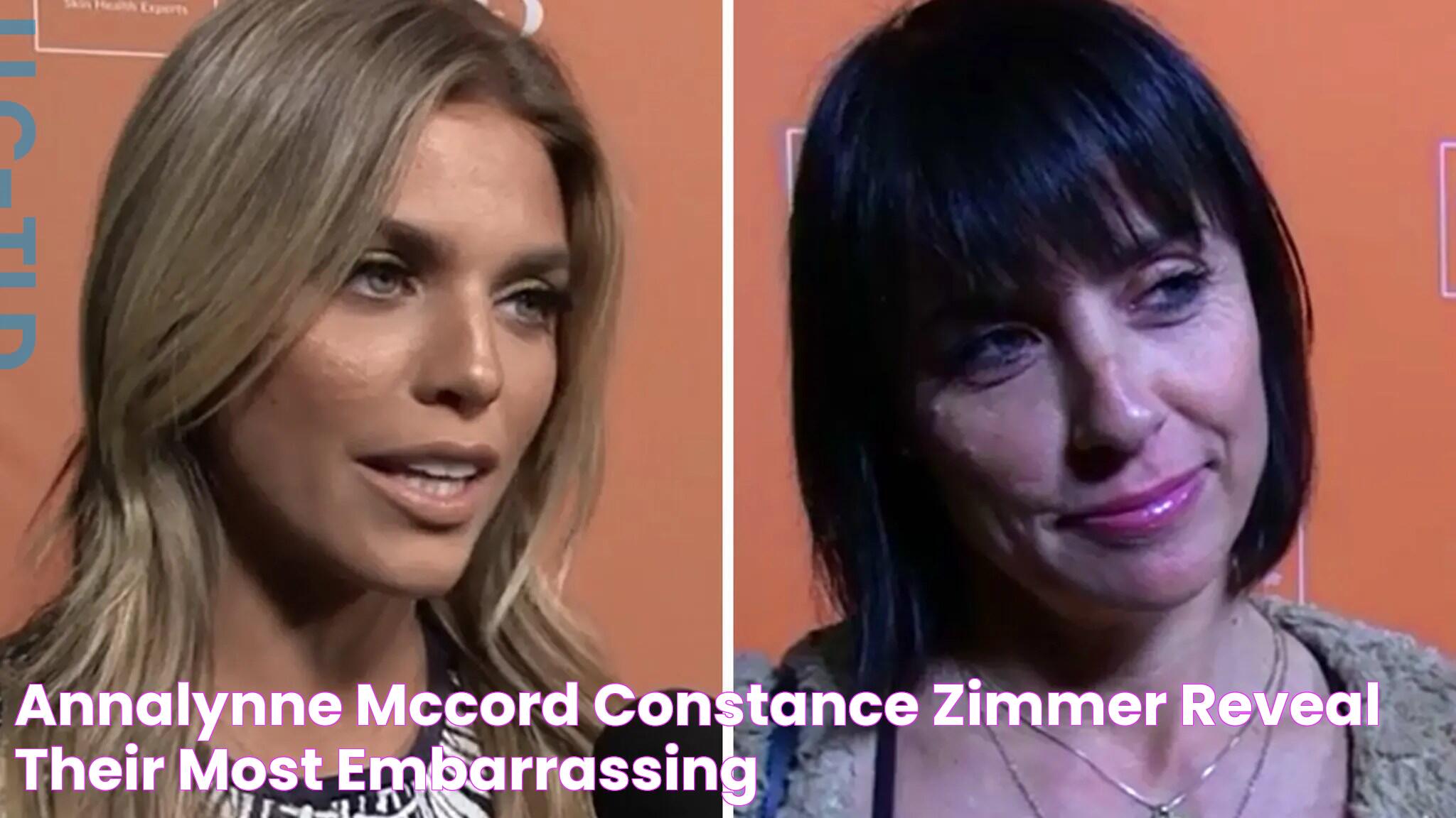 AnnaLynne McCord, Constance Zimmer Reveal Their Most Embarrassing