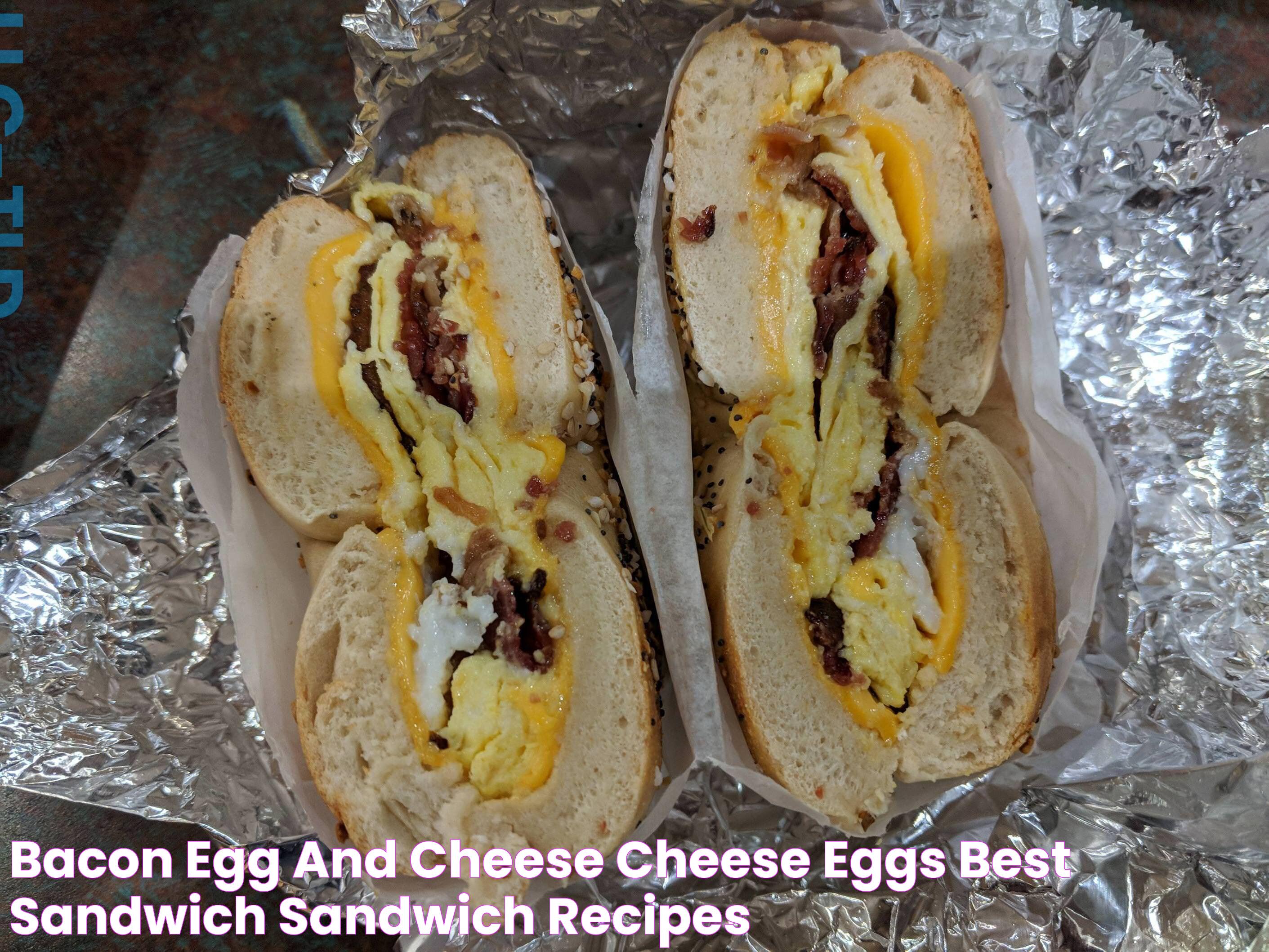 Bacon Egg And Cheese, Cheese Eggs, Best Sandwich, Sandwich Recipes