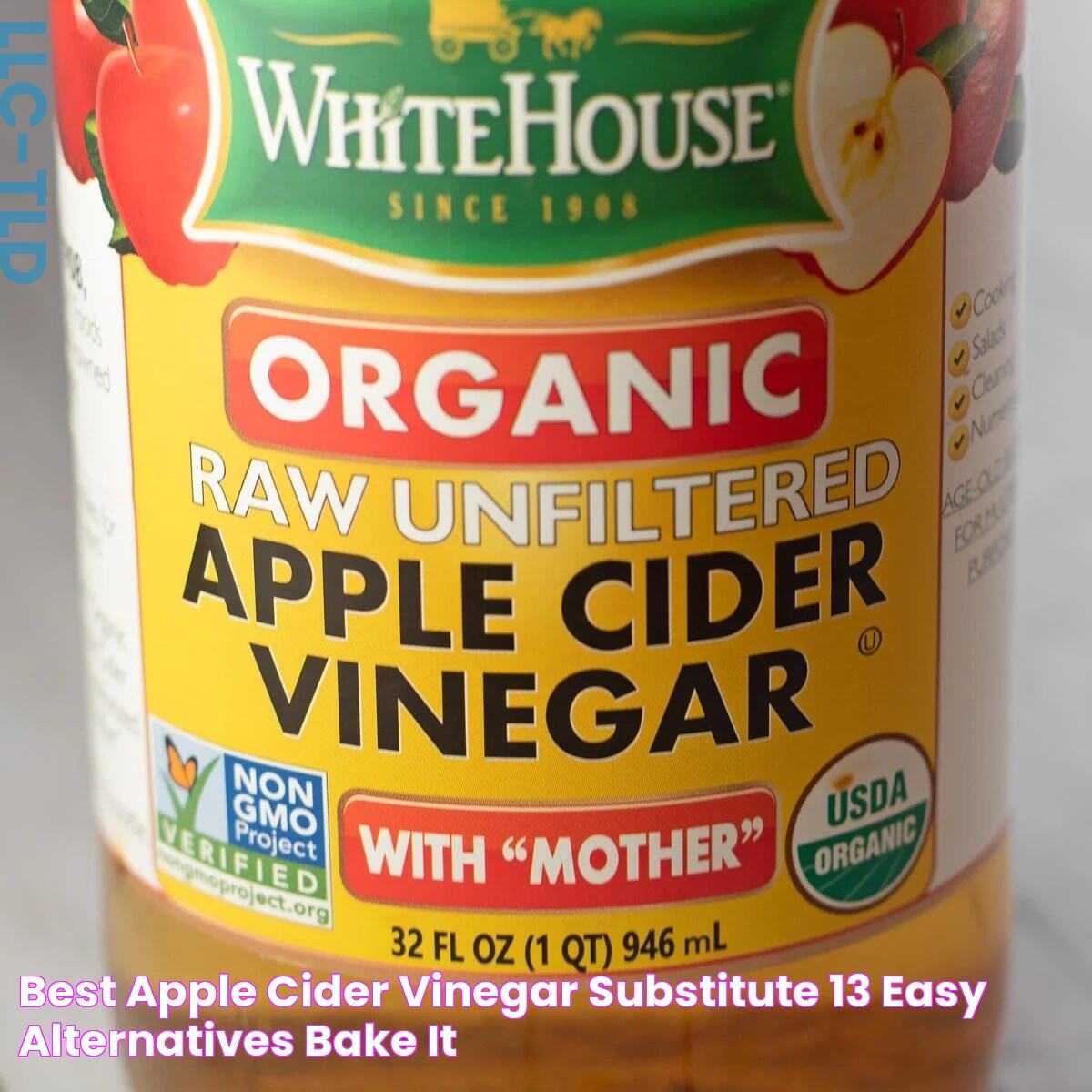 Best Apple Cider Vinegar Substitute (13 Easy Alternatives!) Bake It