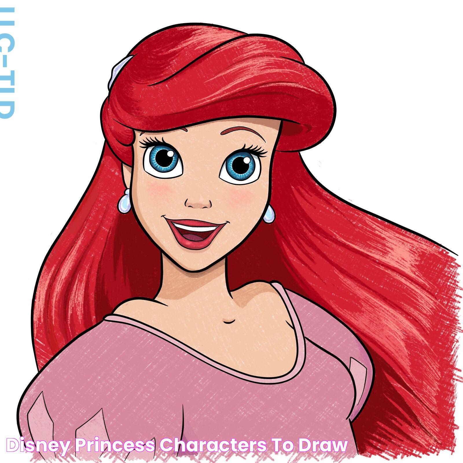 Disney Princess Characters To Draw