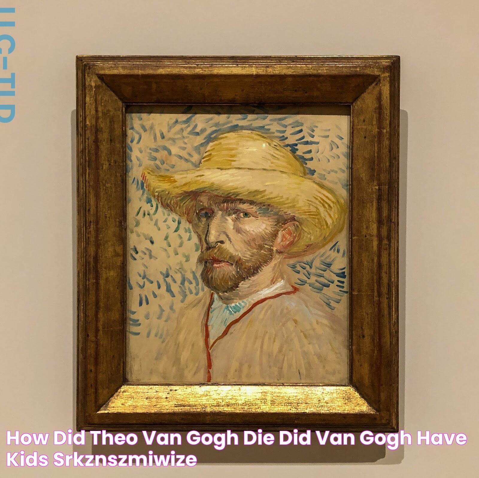 How Did Theo Van Gogh Die Did van gogh have kids? Srkznszmiwize