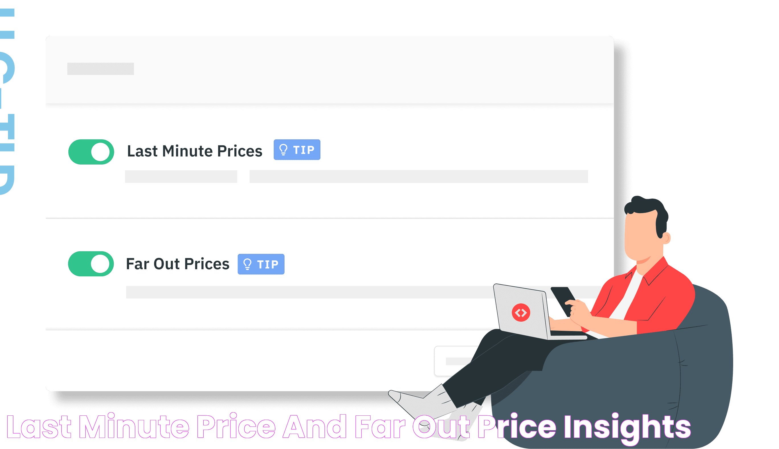 Last Minute Price and Far Out Price Insights