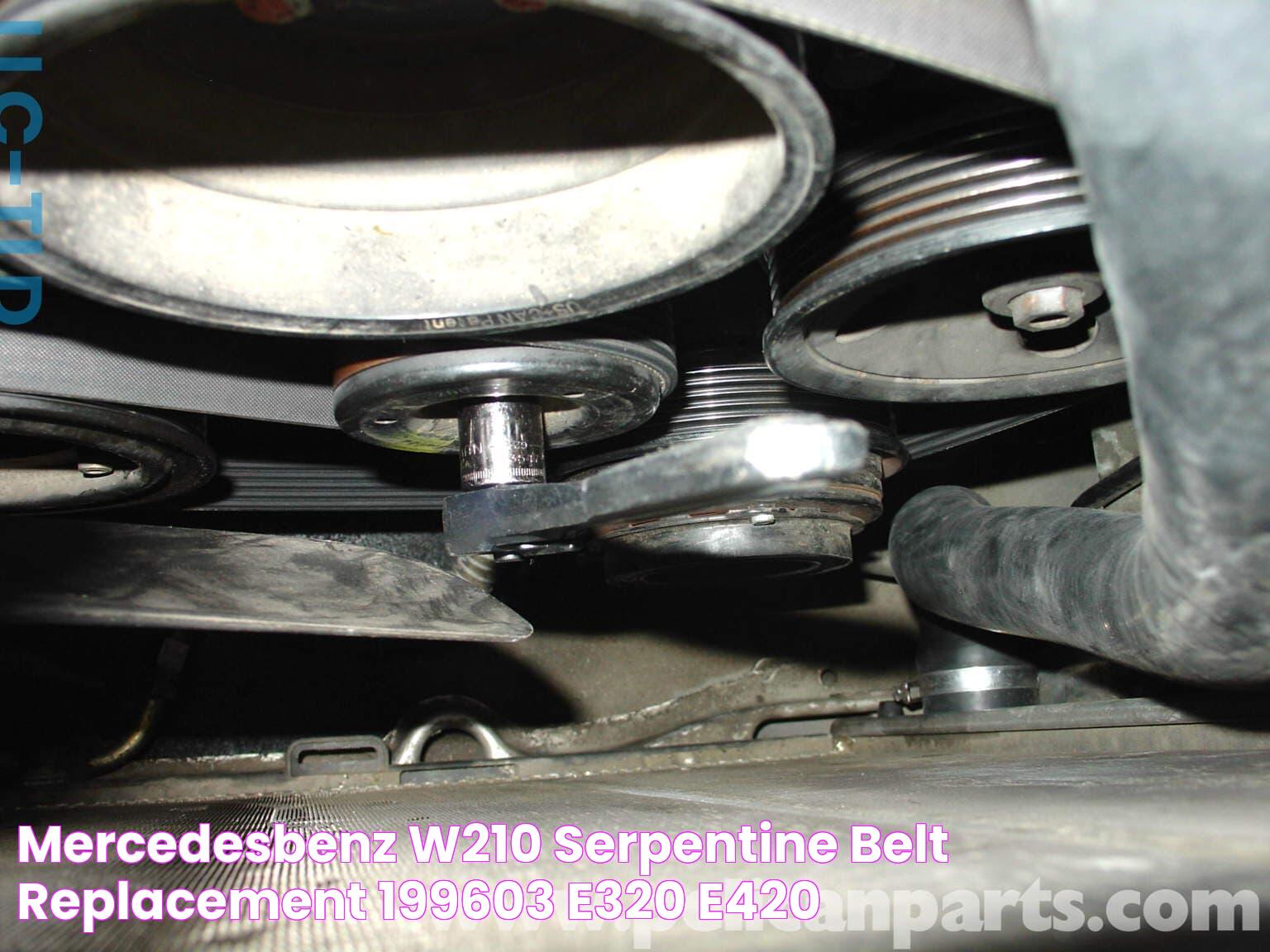 MercedesBenz W210 Serpentine Belt Replacement (199603) E320, E420