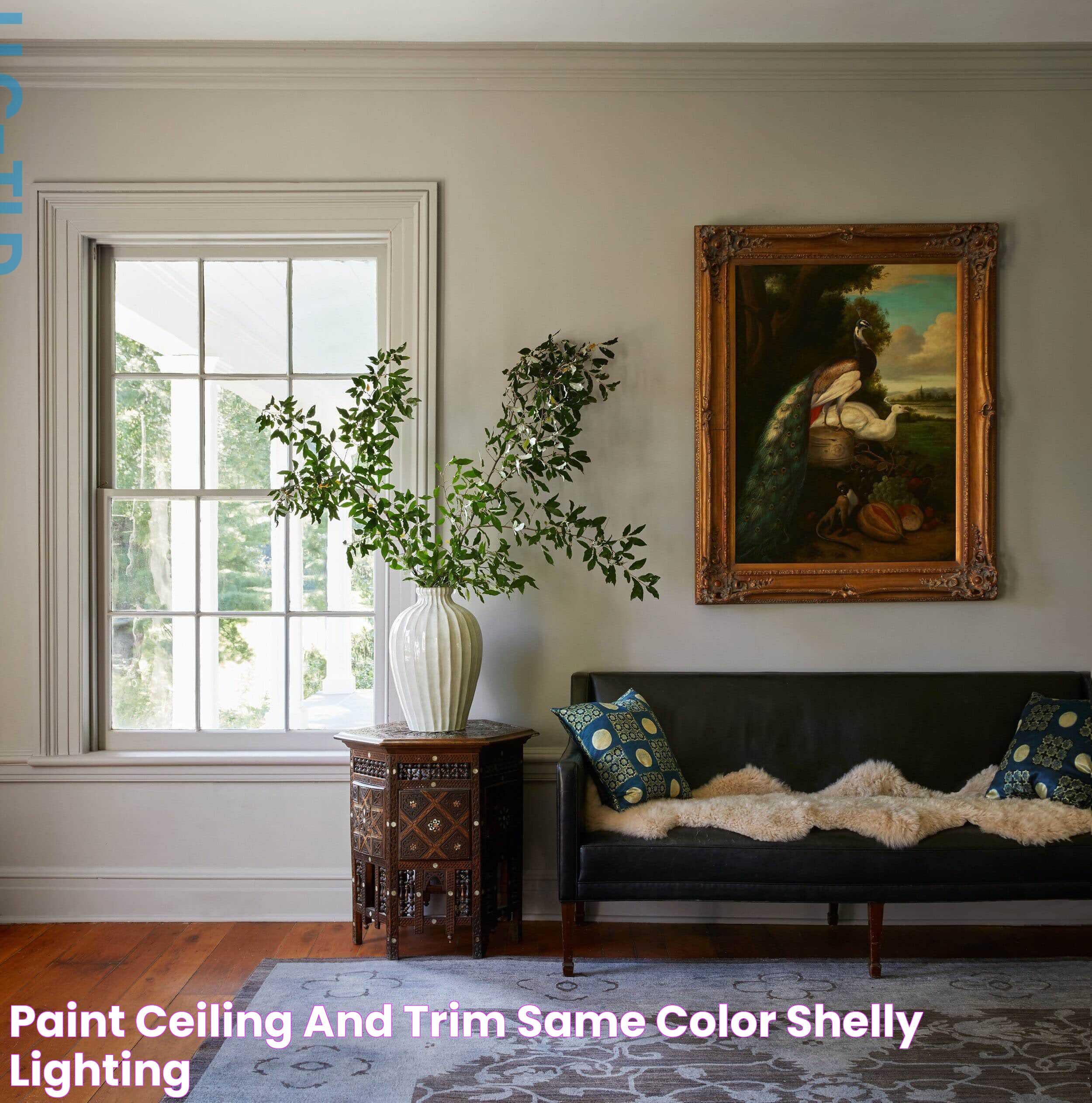 Paint Ceiling And Trim Same Color Shelly Lighting