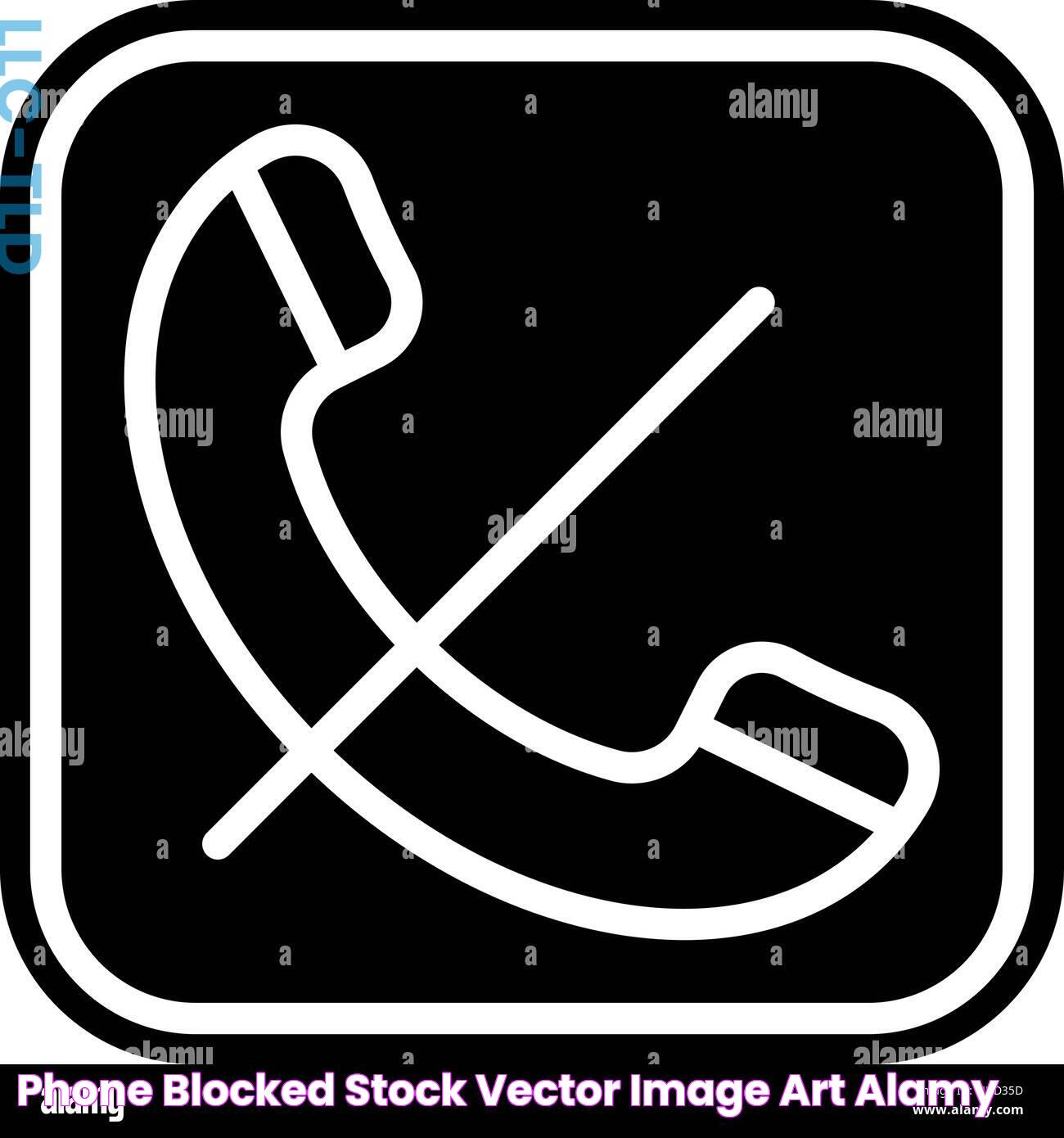 Phone blocked Stock Vector Image & Art Alamy