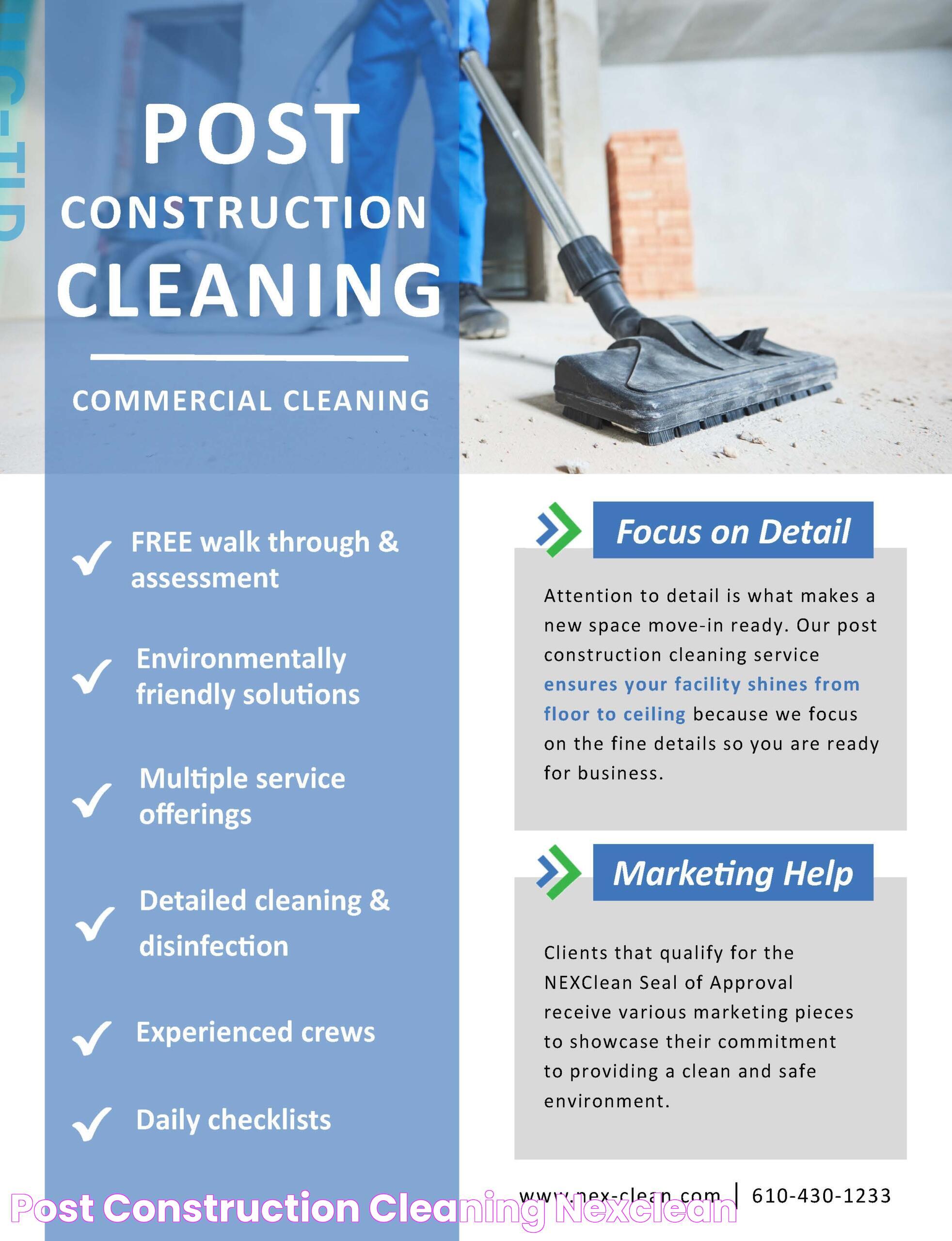 Post Construction Cleaning NEXClean