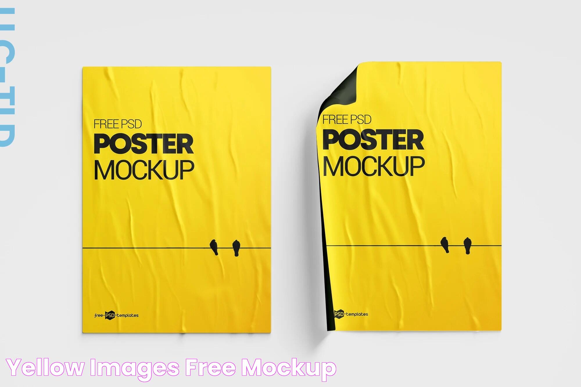 Yellow Images Free Mockup