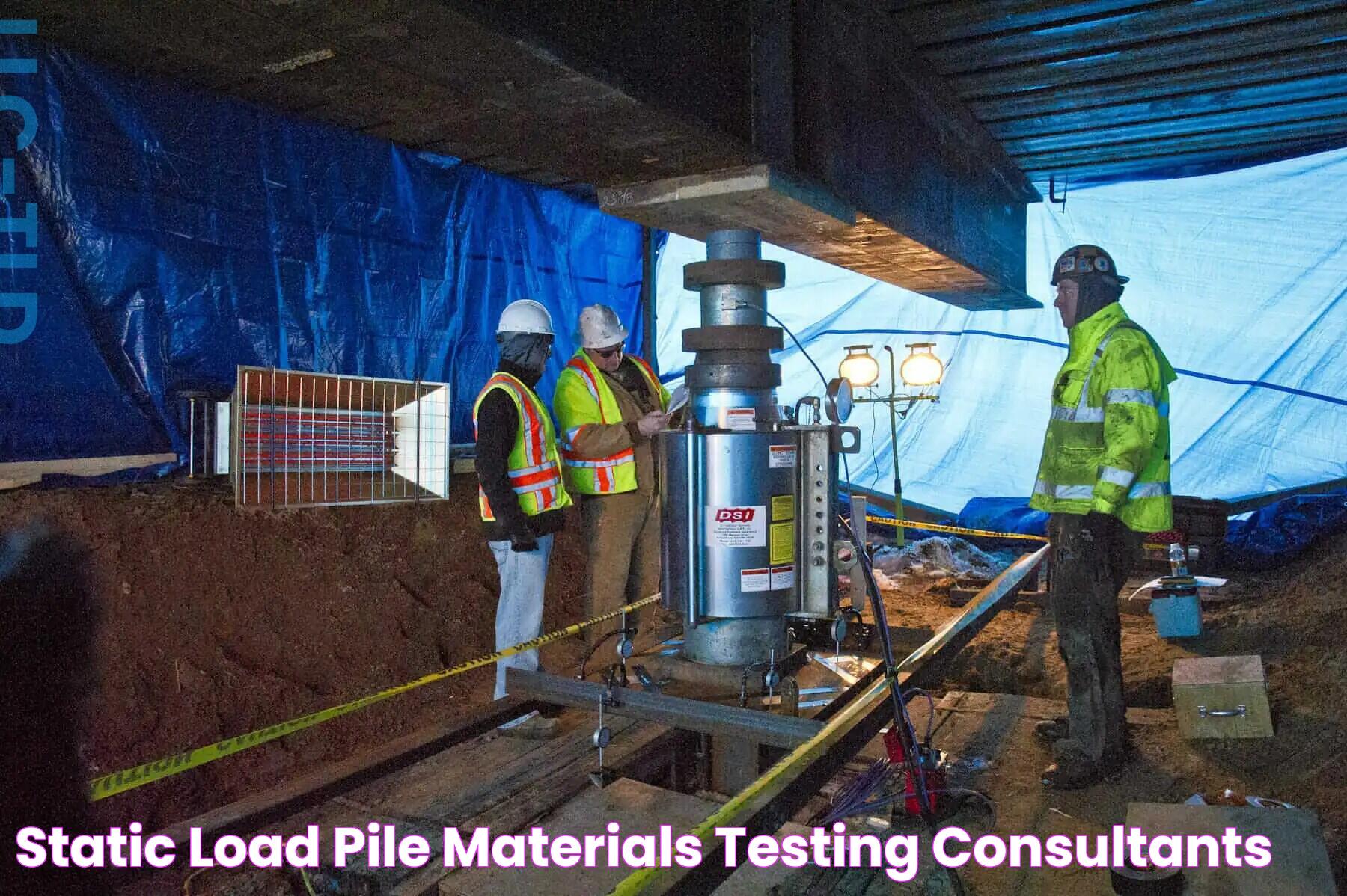 static load pile Materials Testing Consultants