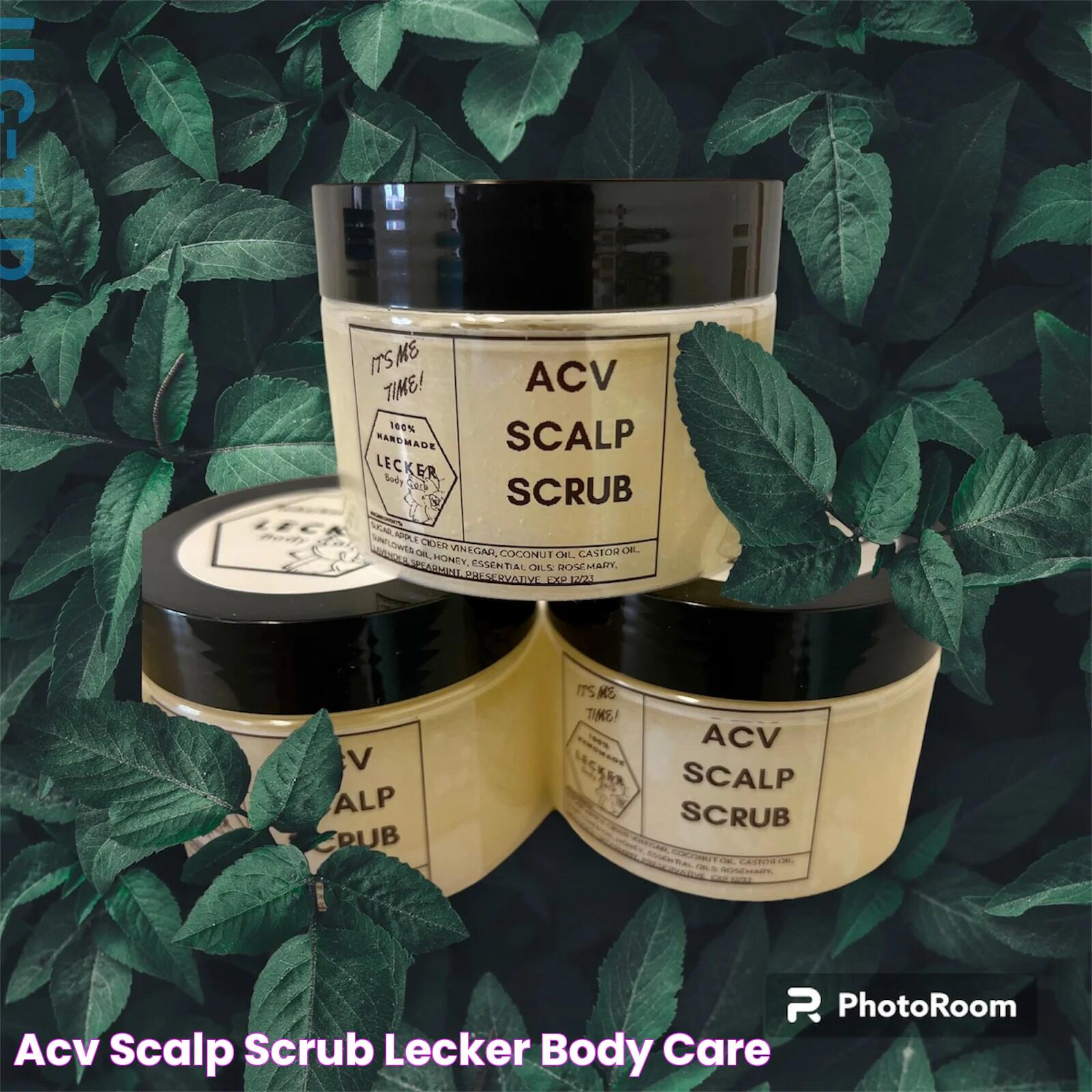 ACV Scalp Scrub Lecker Body Care