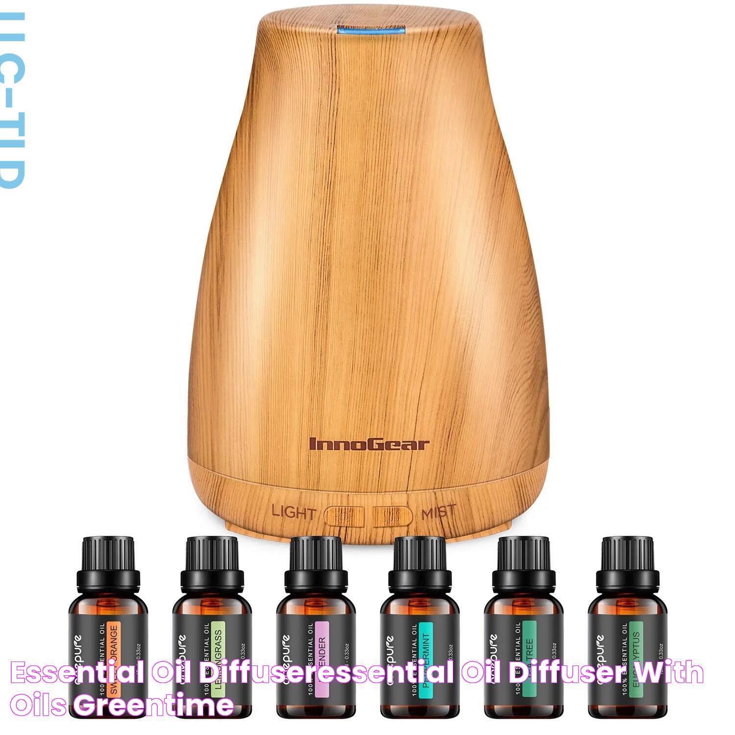 Essential Oil DiffuserEssential Oil Diffuser with Oils Greentime