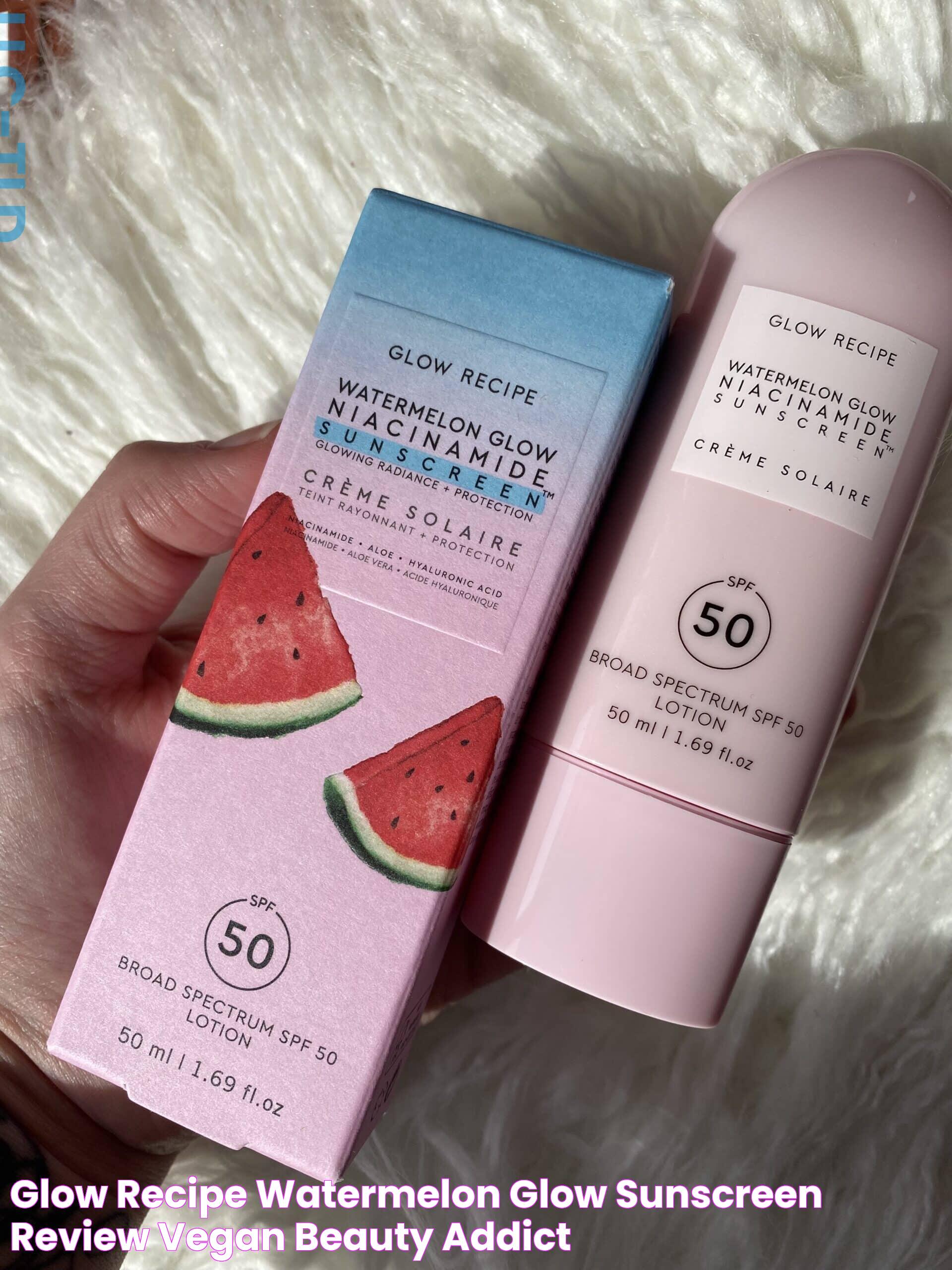 Glow Recipe Watermelon Glow Sunscreen Review vegan beauty addict