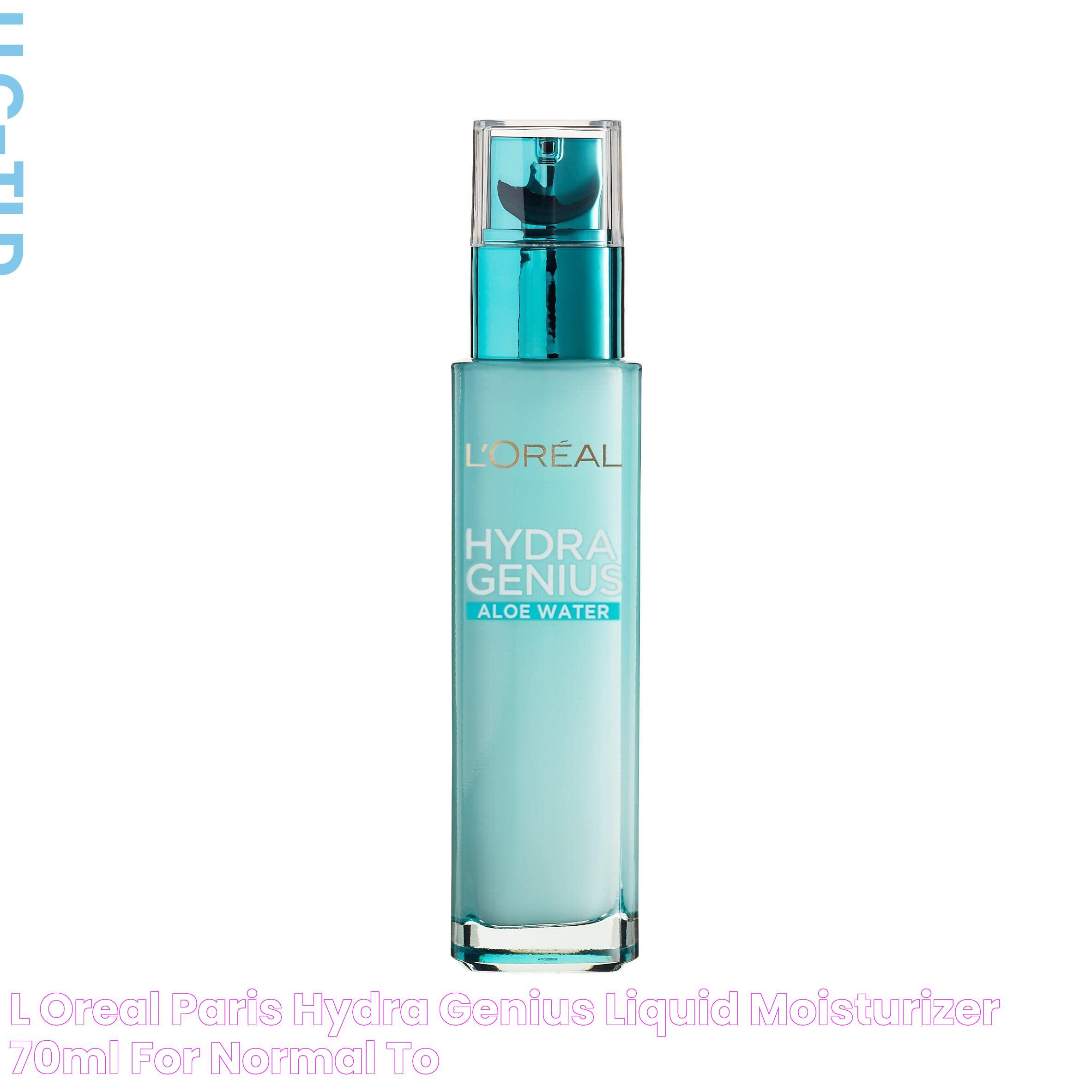 L'Oreal Paris Hydra Genius Liquid Moisturizer 70ml for Normal to