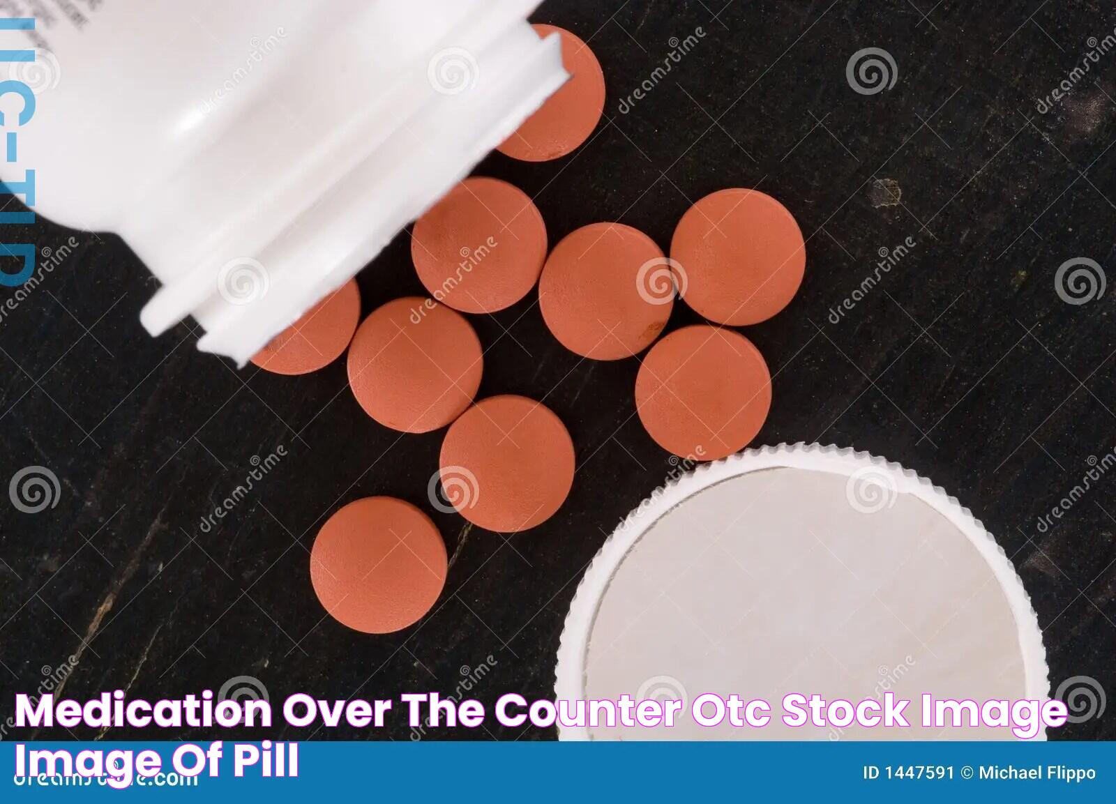 Medication Over The Counter Otc Stock Image Image of pill