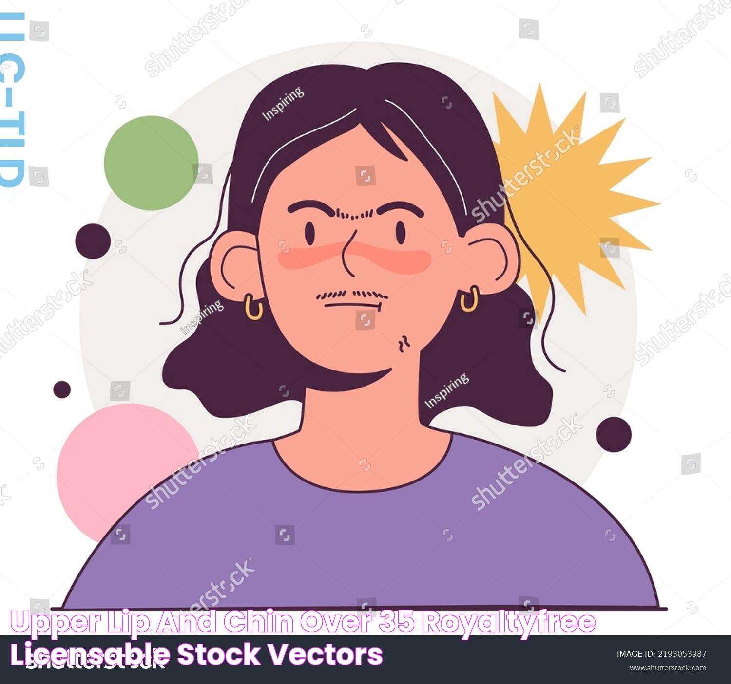 Upper Lip And Chin Over 35 RoyaltyFree Licensable Stock Vectors