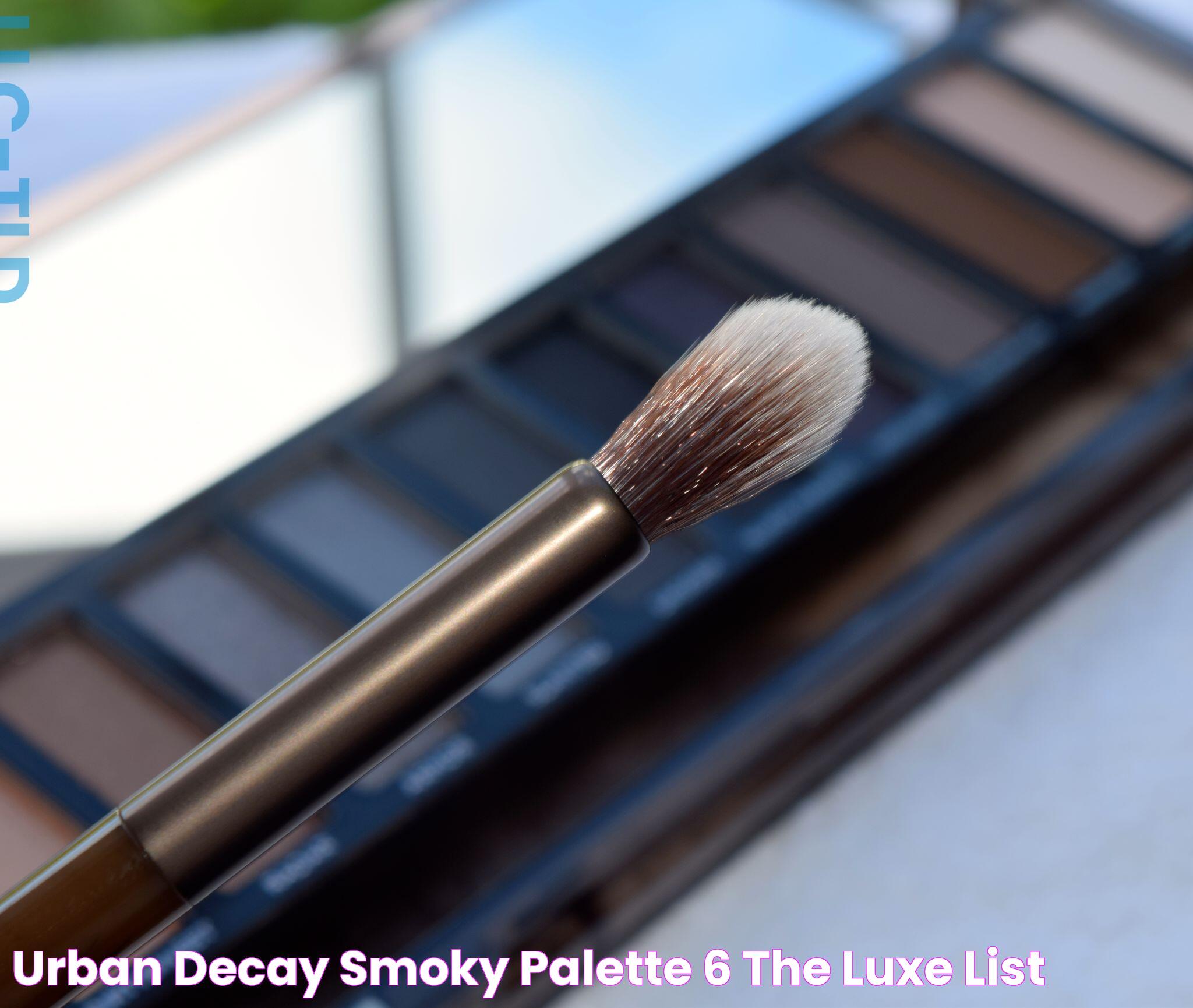 Urban Decay Smoky Palette 6 The Luxe List