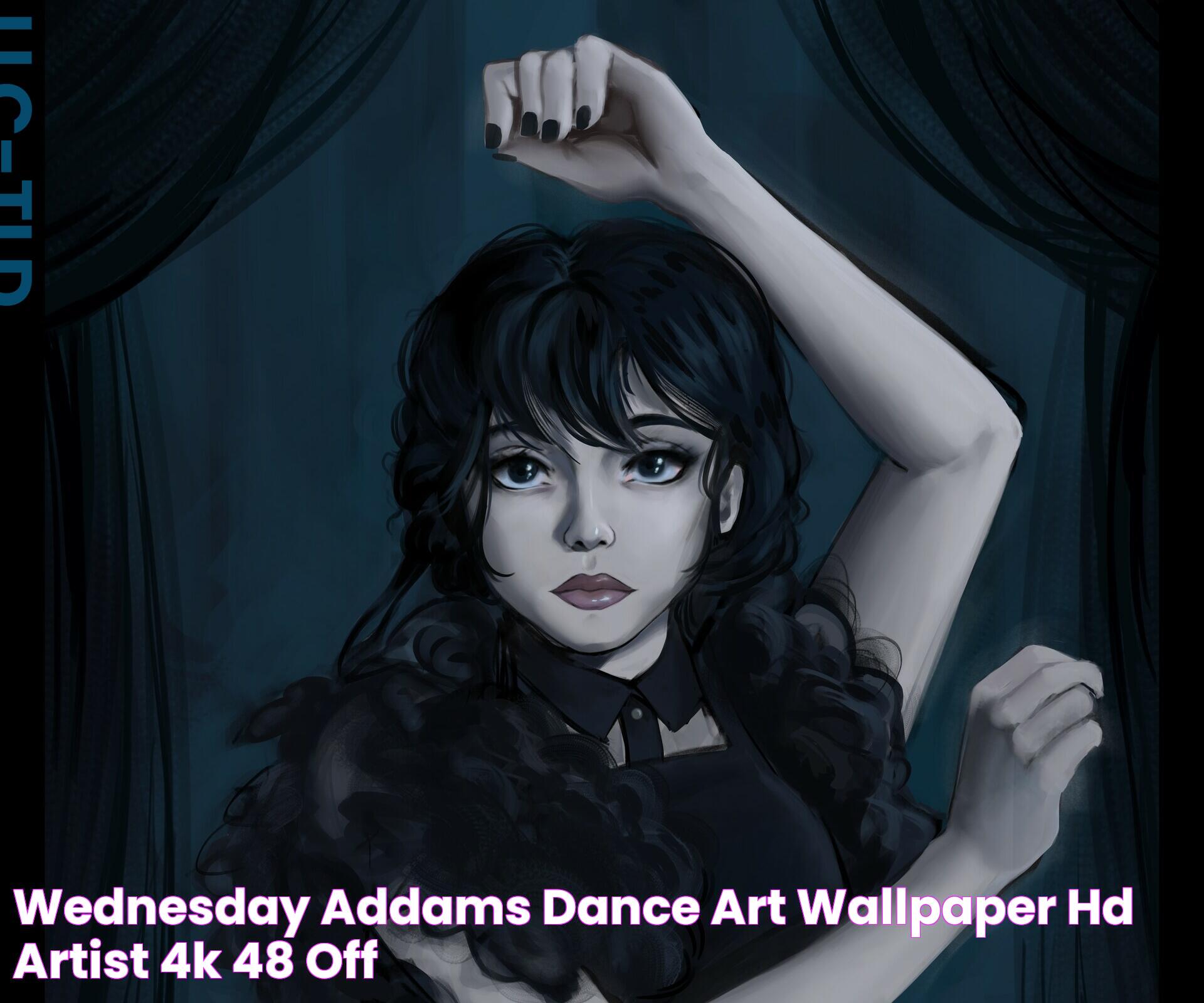 Wednesday Addams Dance Art Wallpaper, HD Artist 4K, 48 OFF