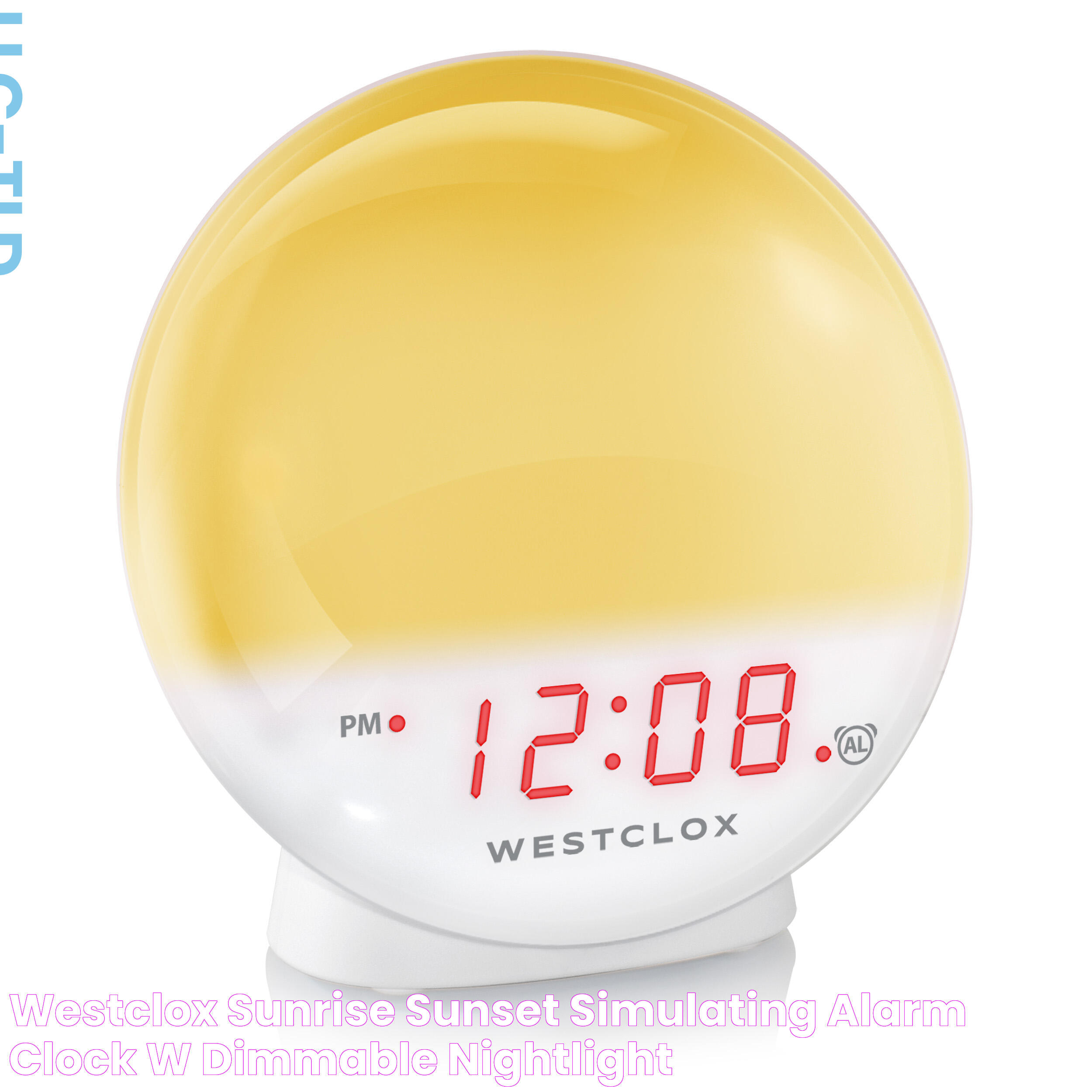 Westclox Sunrise/Sunset Simulating Alarm Clock w/ Dimmable Nightlight