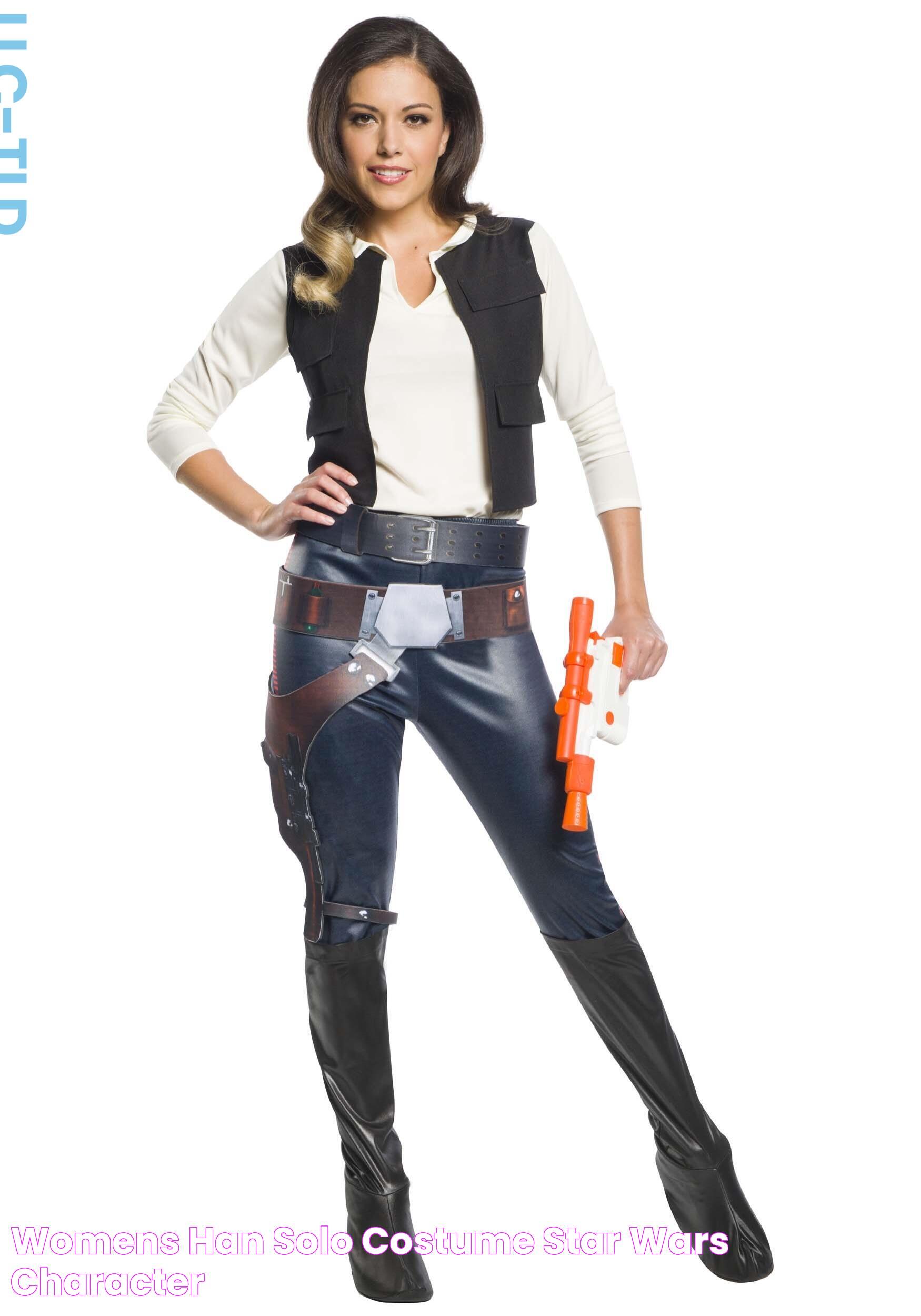 Womens Han Solo Costume Star Wars Character