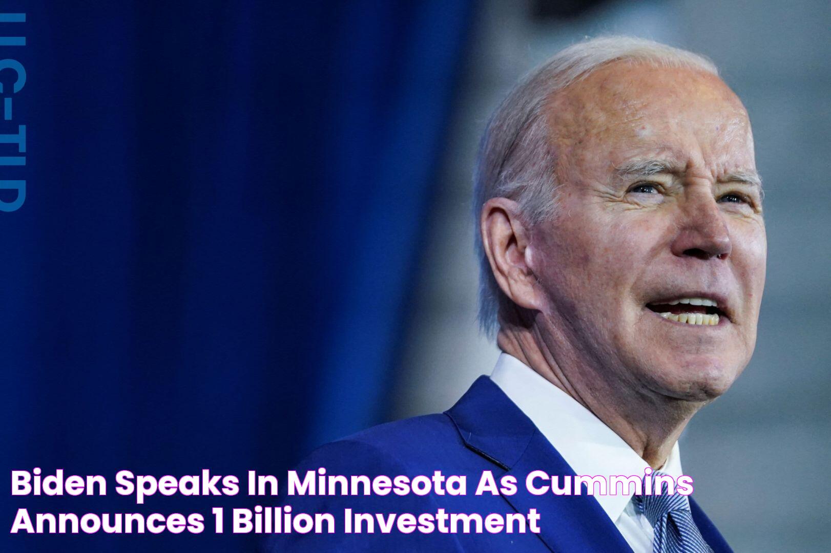 Biden speaks in Minnesota as Cummins announces 1 billion investment