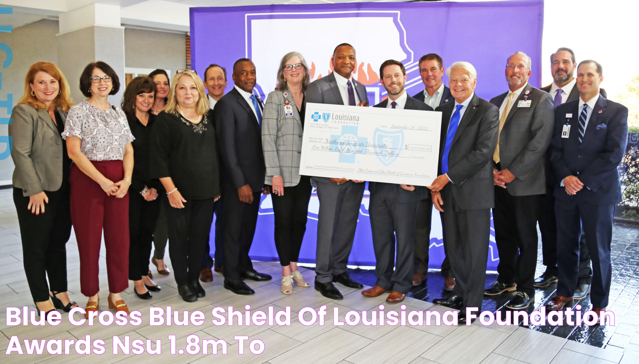 Blue Cross Blue Shield of Louisiana Foundation awards NSU 1.8M to