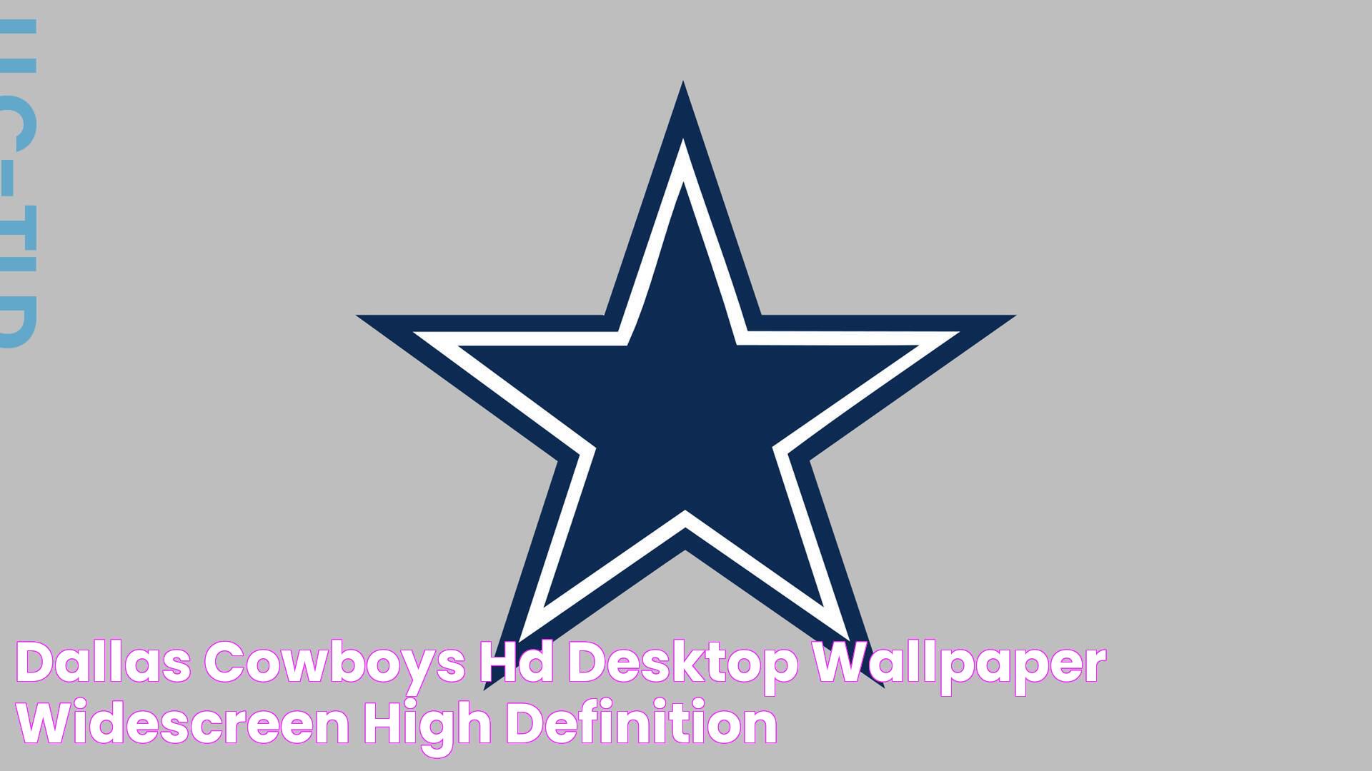 Dallas Cowboys HD desktop wallpaper Widescreen High Definition