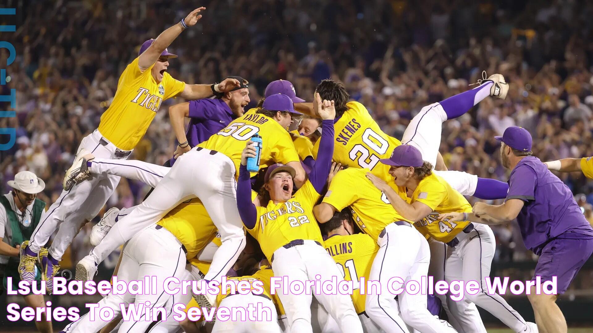 LSU baseball crushes Florida in College World Series to win seventh