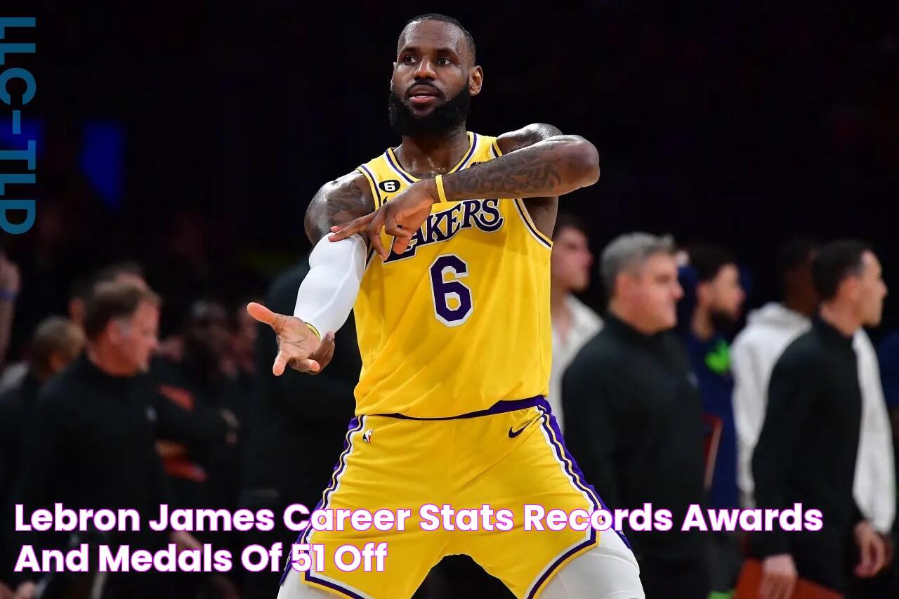 LeBron James Career Stats, Records, Awards And Medals Of, 51 OFF