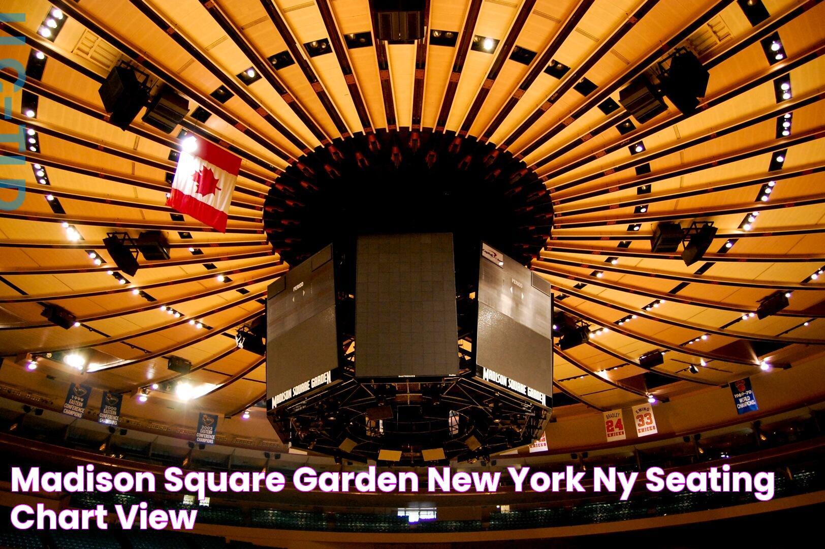 Madison Square Garden, New York, NY Seating Chart View