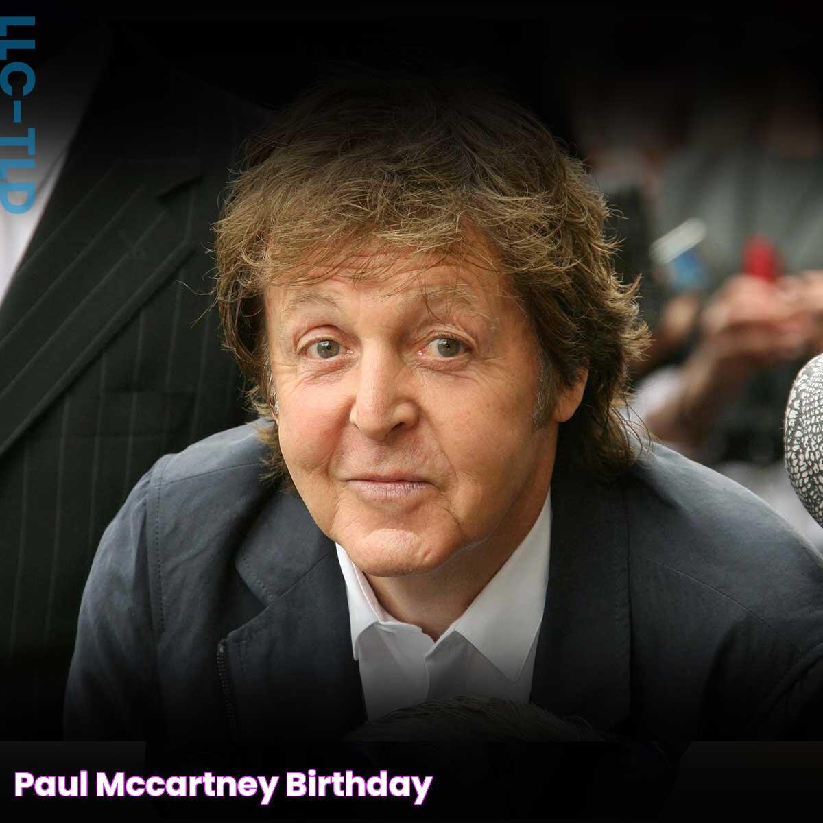 Paul McCartney Birthday