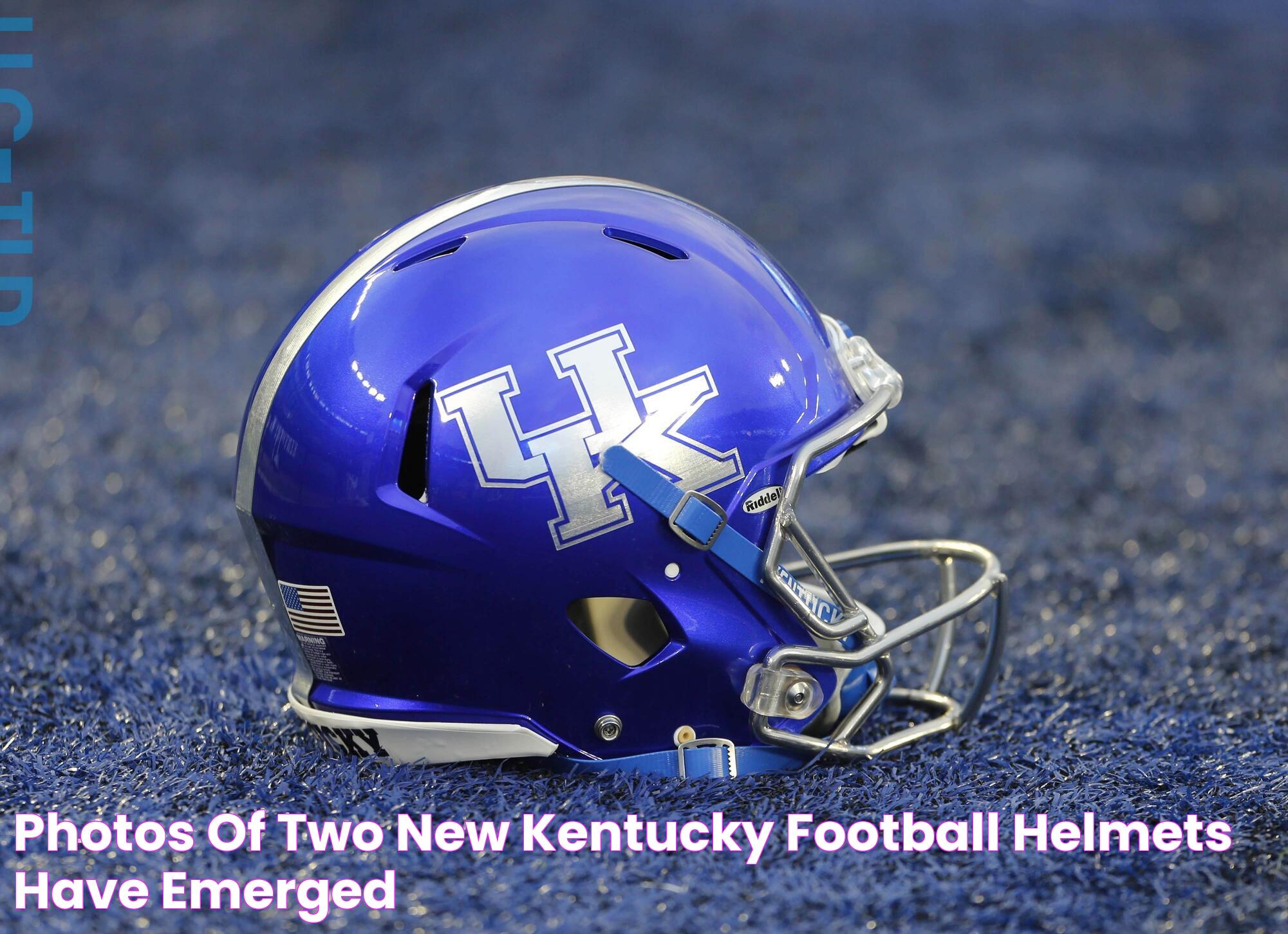 Photos of two new Kentucky football helmets have emerged