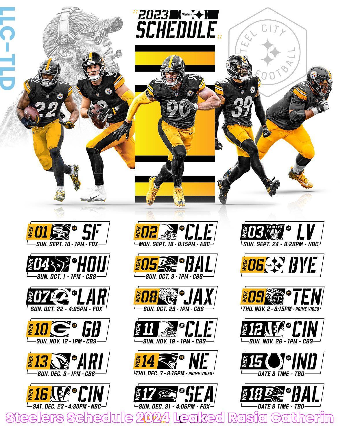 Steelers Schedule 2024 Leaked Rasia Catherin