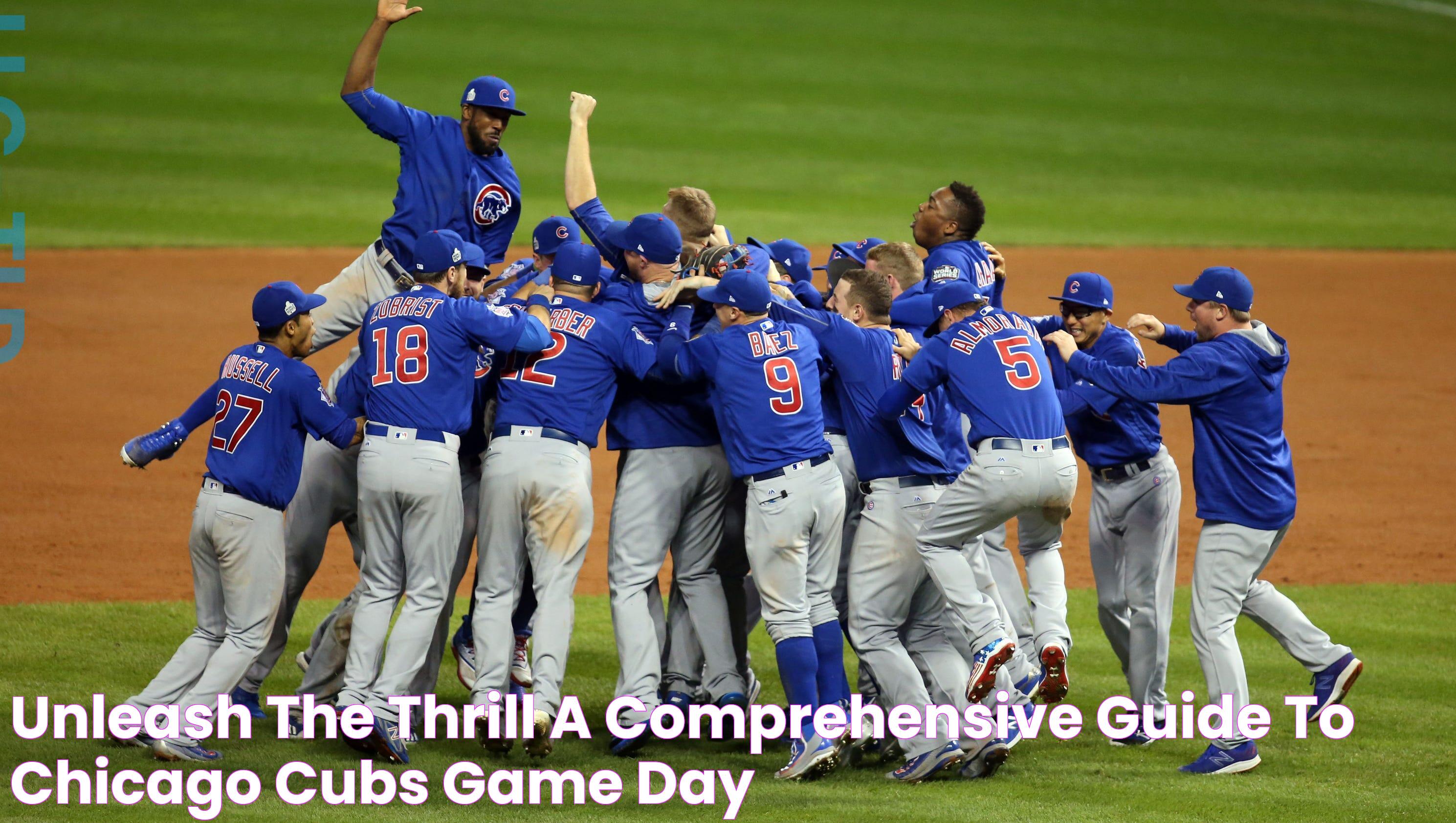 Unleash the Thrill A Comprehensive Guide to Chicago Cubs Game Day