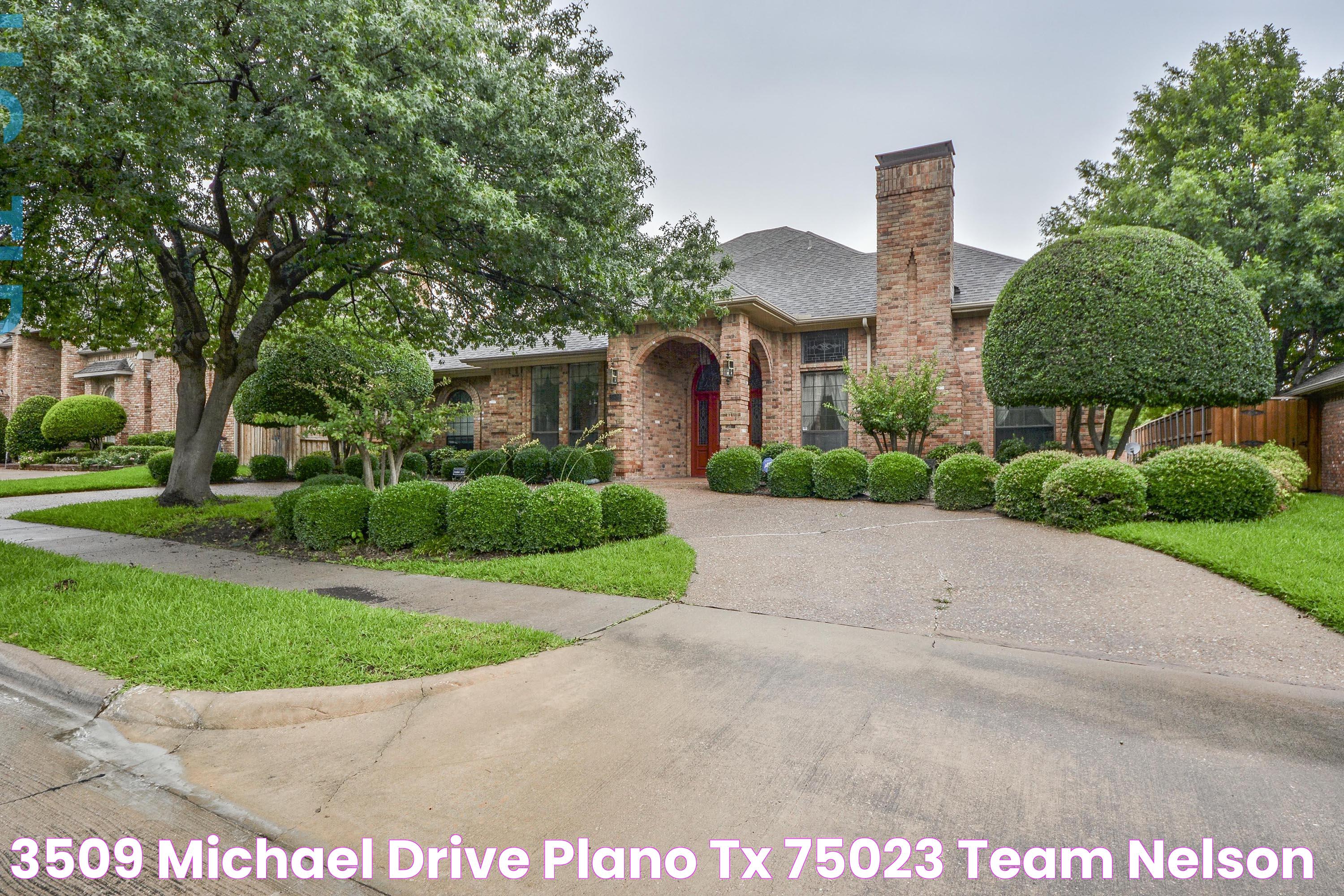 3509 Michael Drive Plano TX 75023 Team Nelson