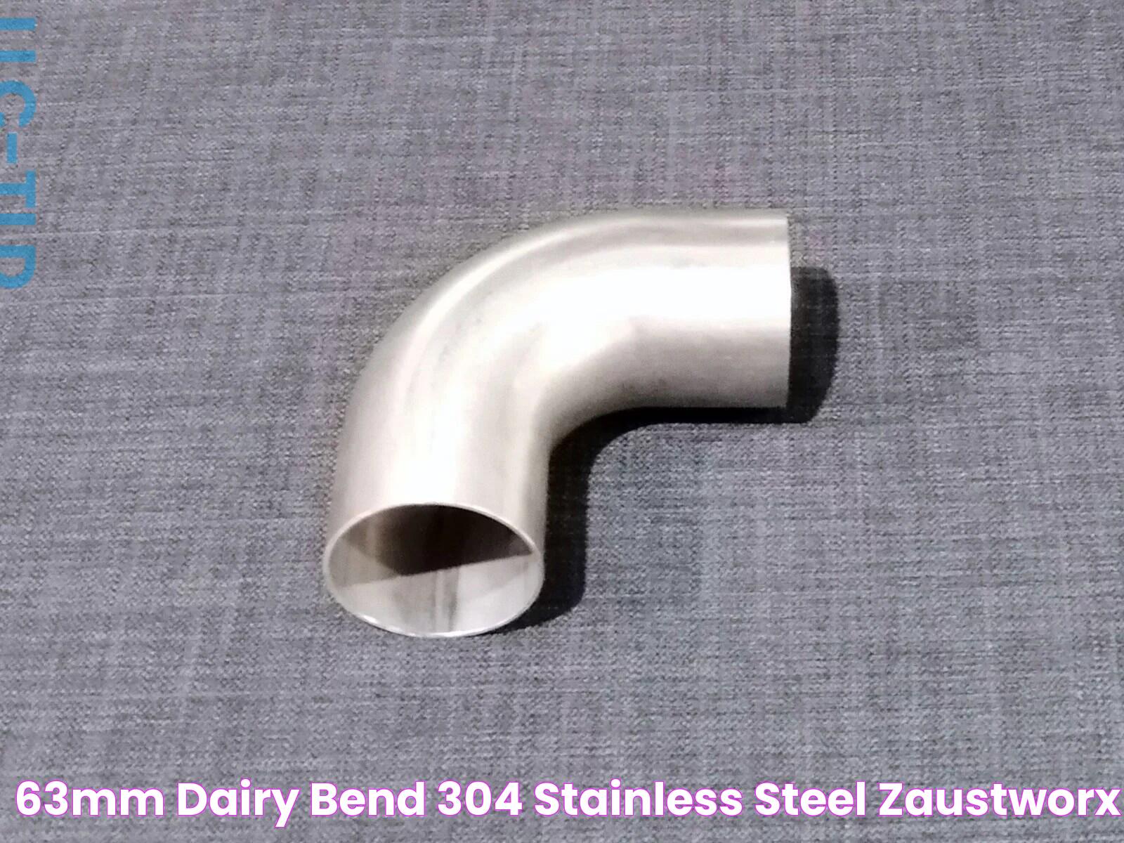 63mm Dairy Bend 304 Stainless Steel Zaustworx