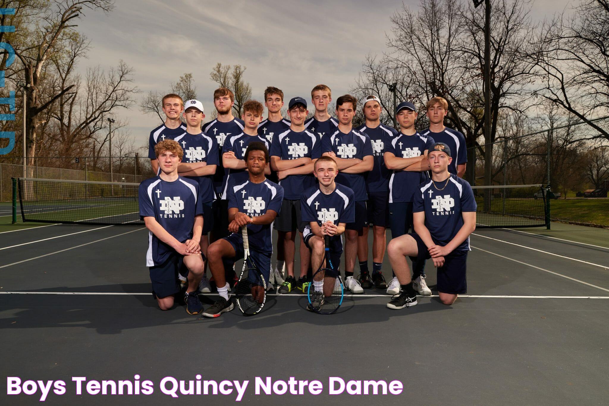 Boys Tennis Quincy Notre Dame