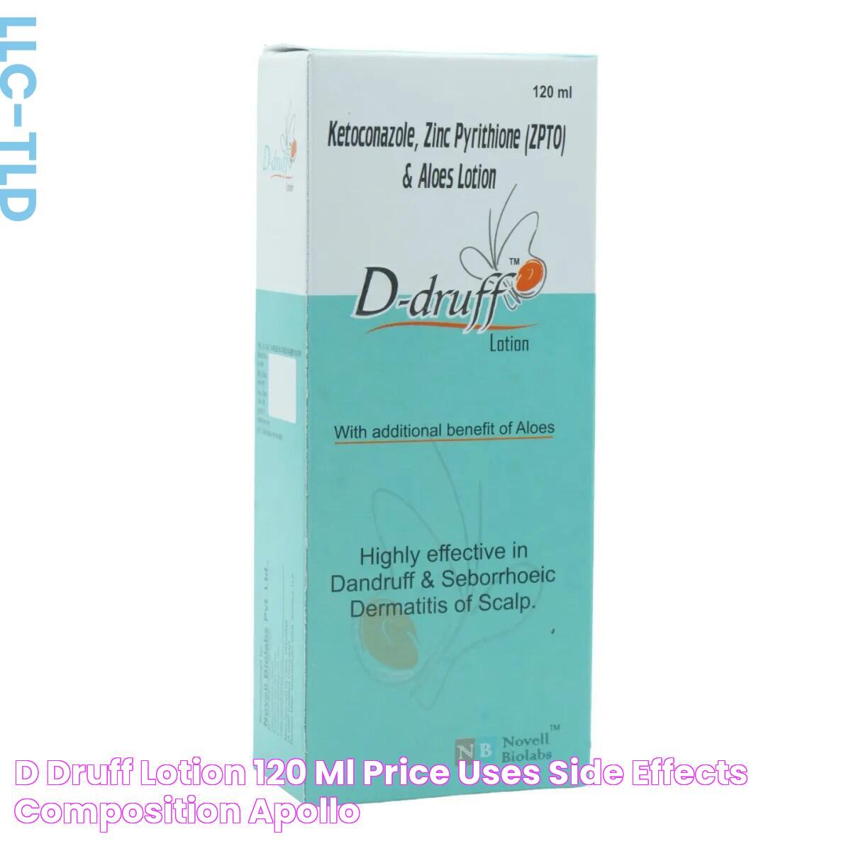 D Druff Lotion 120 ml Price, Uses, Side Effects, Composition Apollo