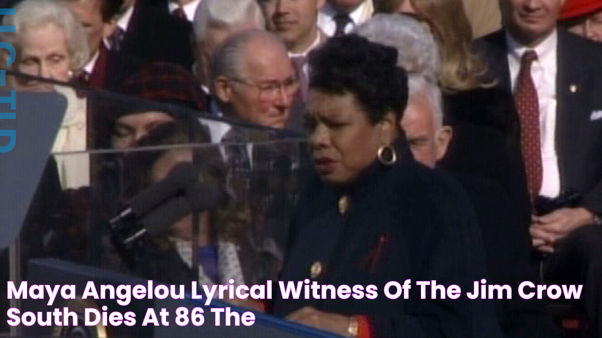 Maya Angelou, Lyrical Witness of the Jim Crow South, Dies at 86 The