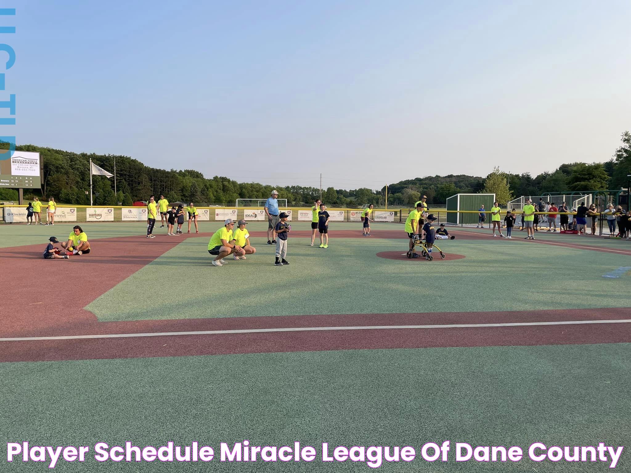 Player Schedule Miracle League of Dane County