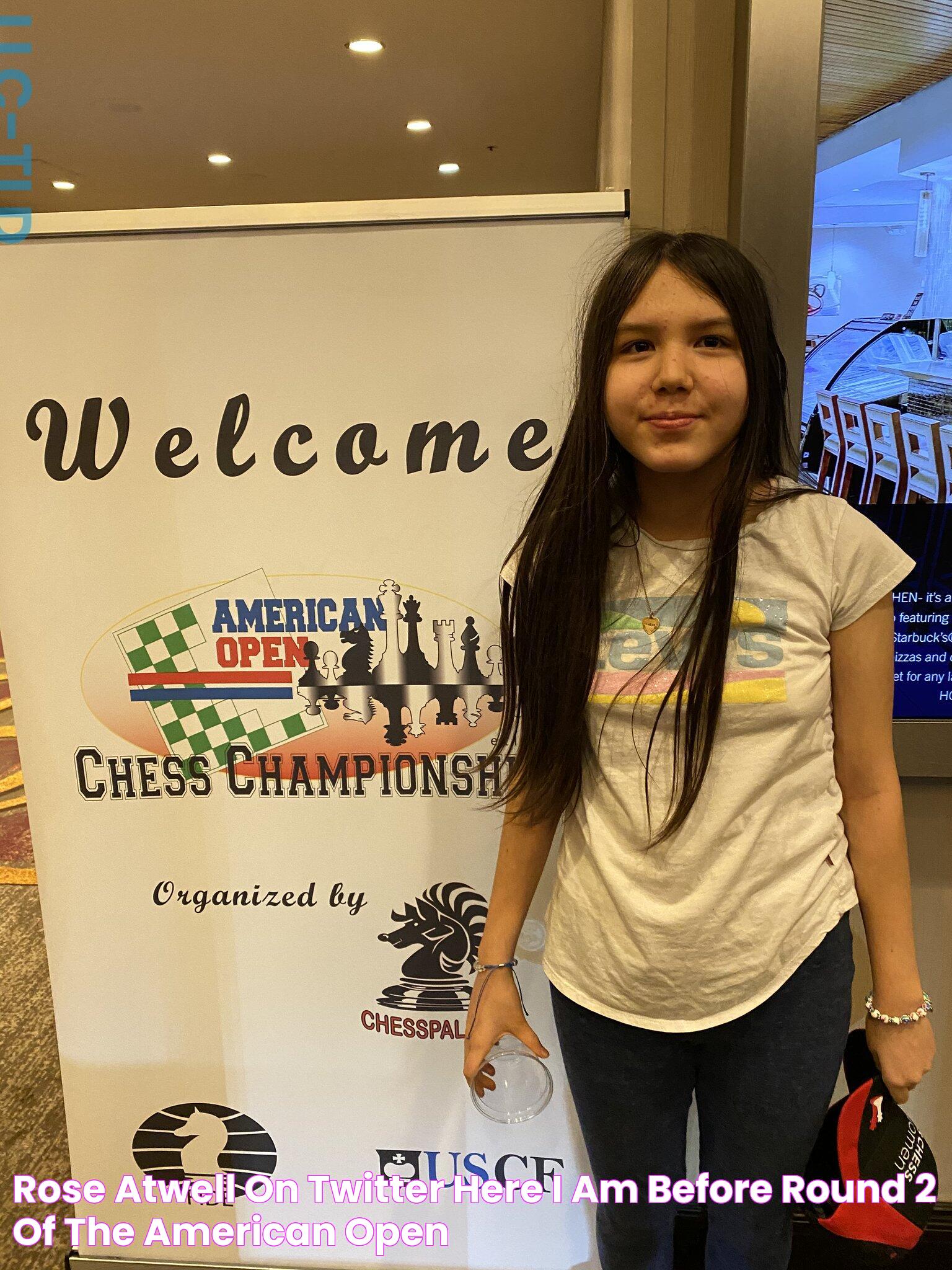 Rose Atwell on Twitter "Here I am before round 2 of the American Open