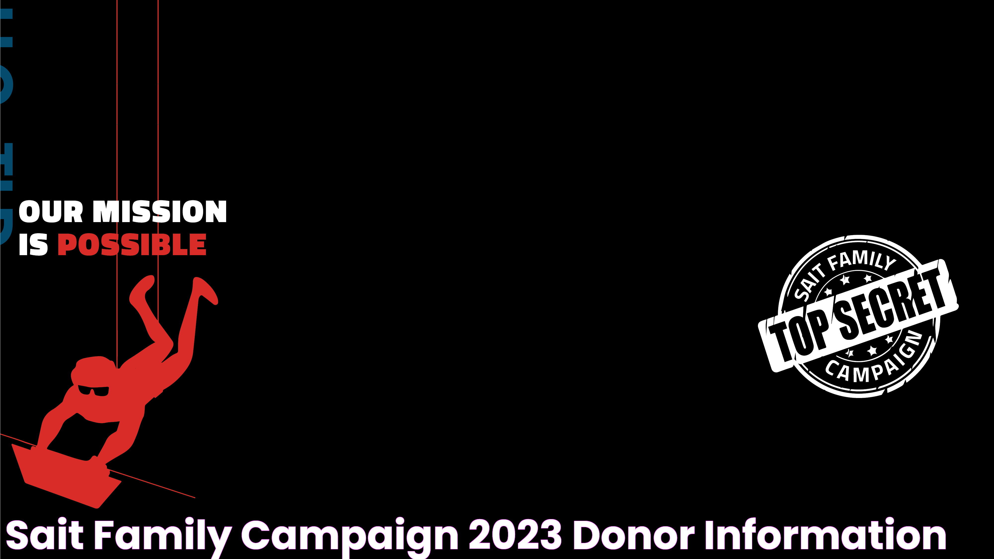 SAIT Family Campaign 2023 Donor Information