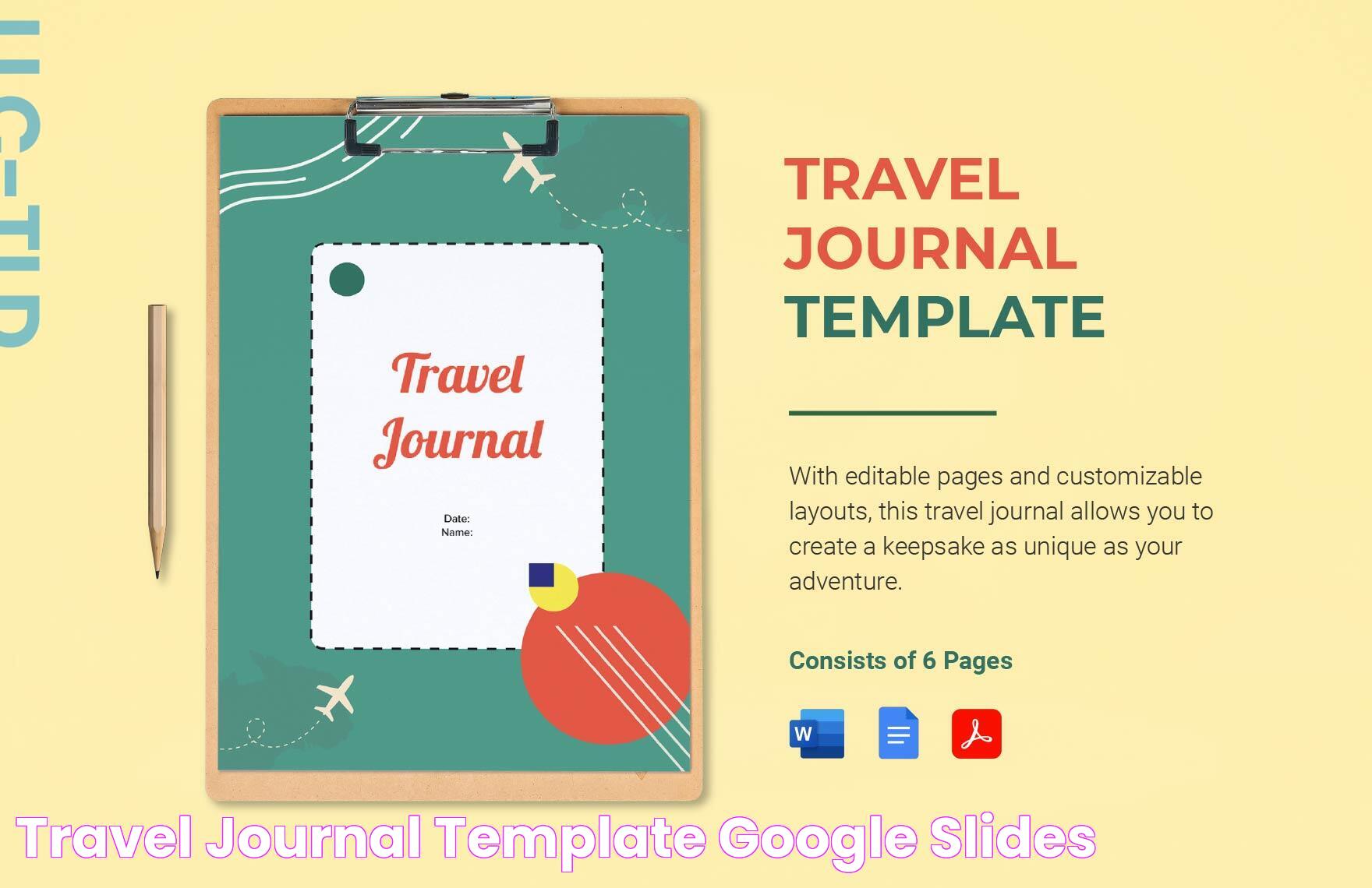 Travel Journal Template Google Slides