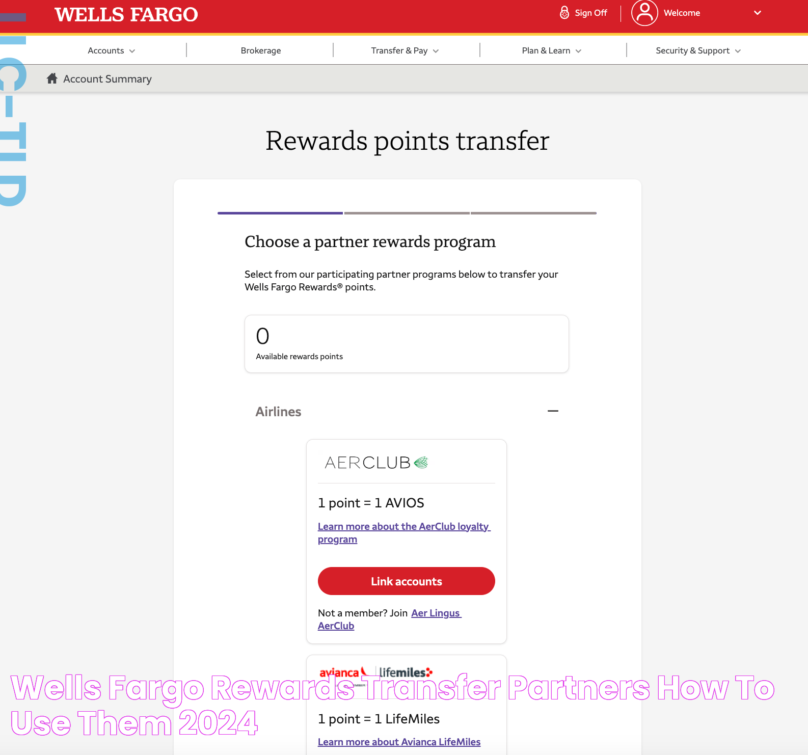 Wells Fargo Rewards Transfer Partners & How To Use Them [2024]