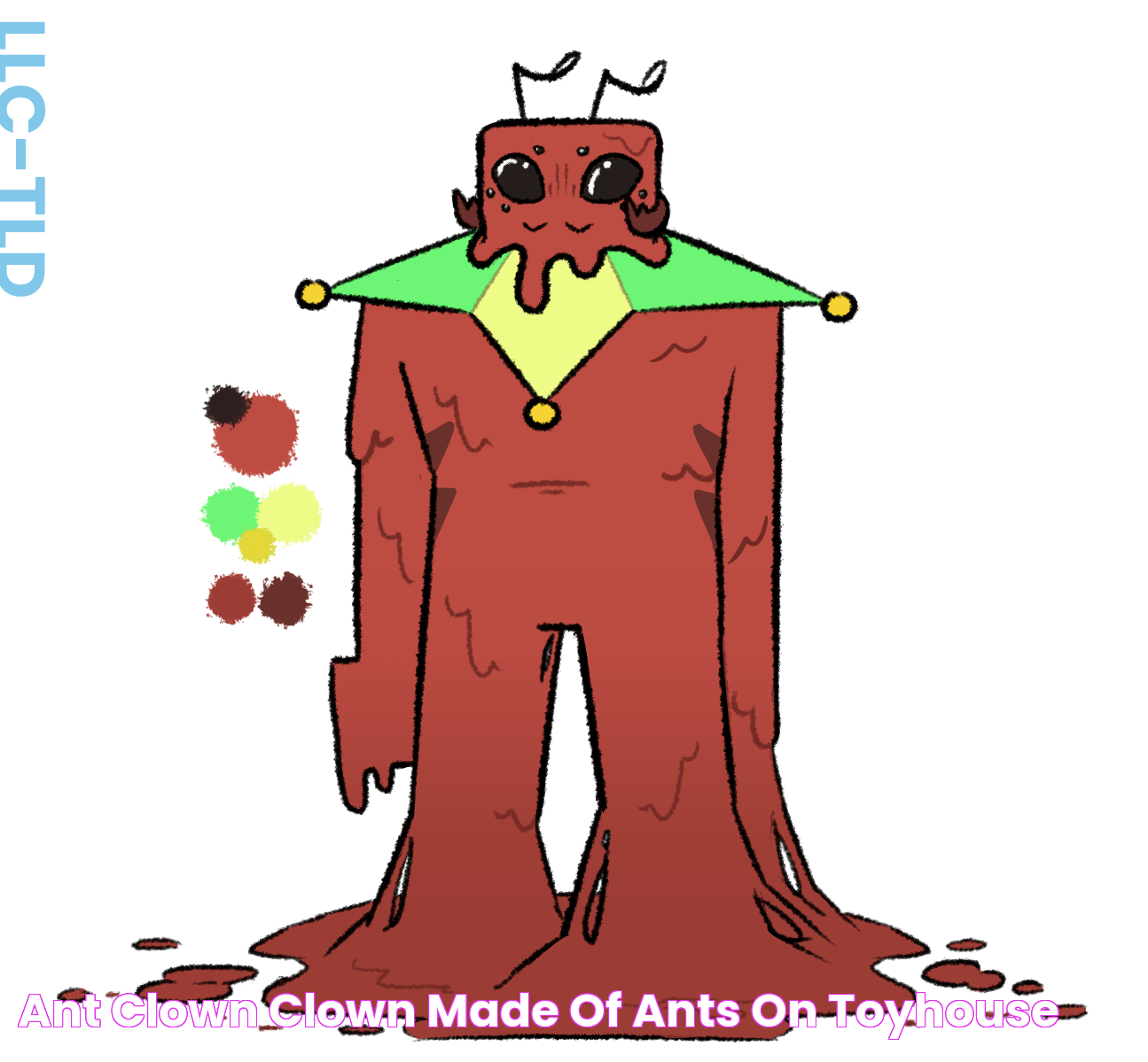 Ant Clown, Clown made of Ants on Toyhouse