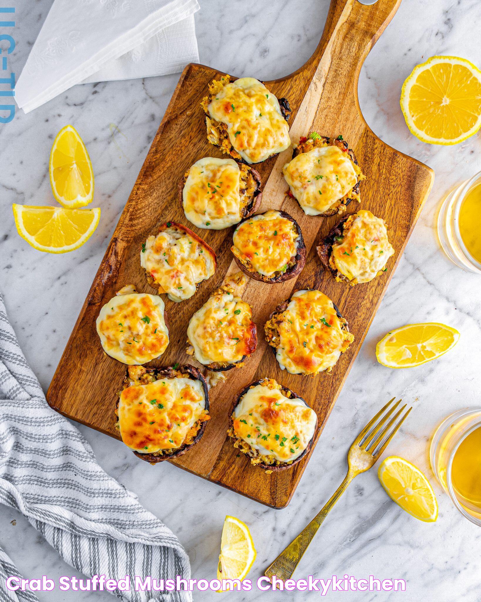 Crab Stuffed Mushrooms CheekyKitchen