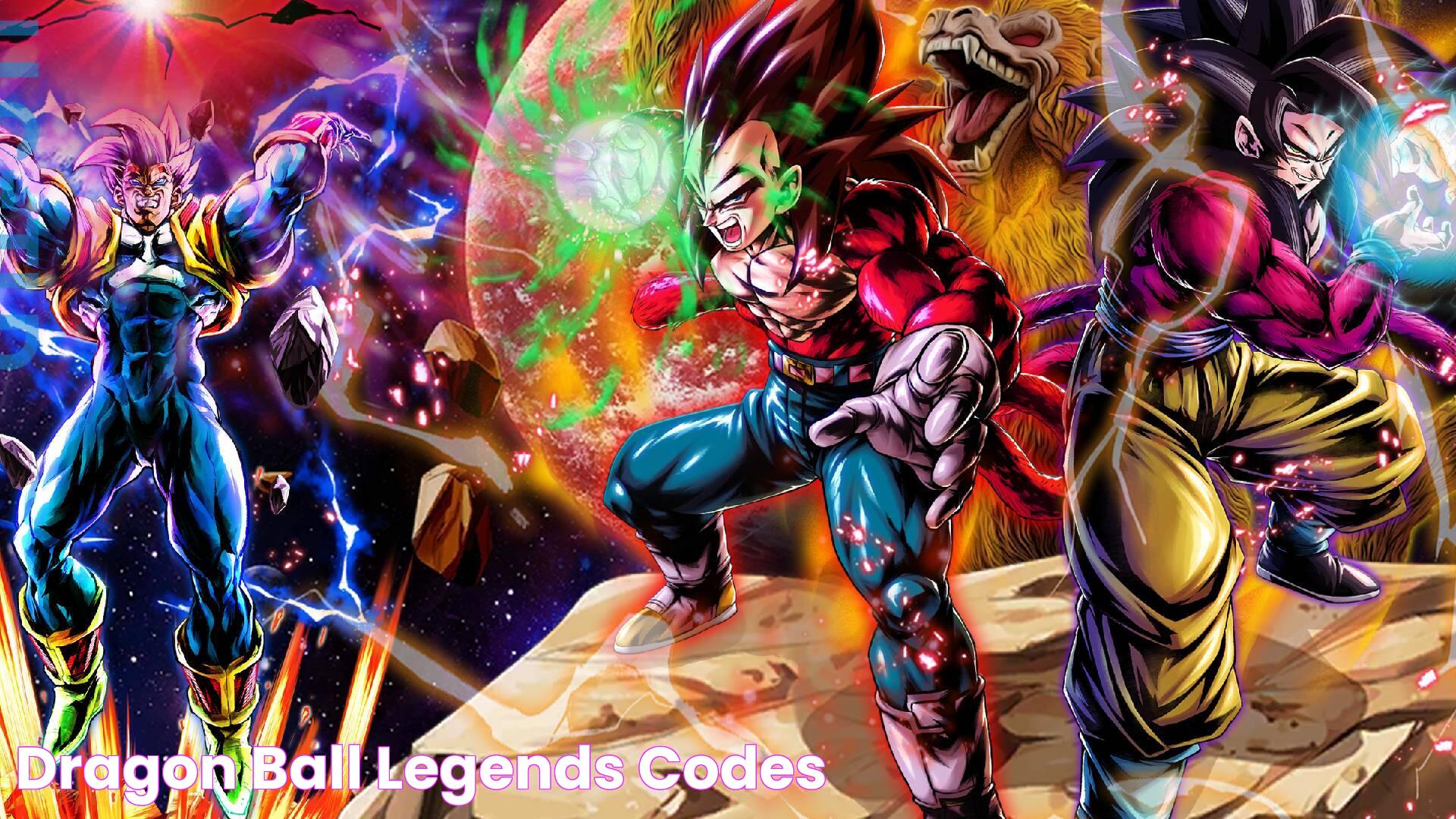 Dragon Ball Legends codes