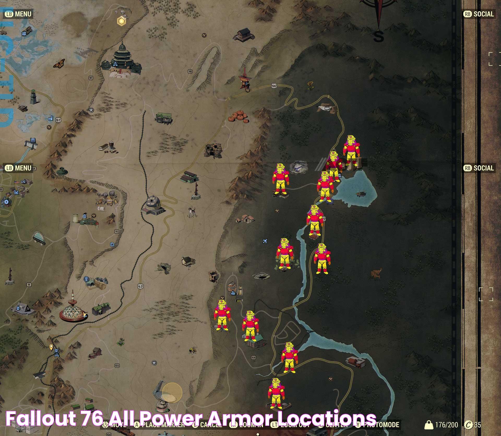 Fallout 76 All Power Armor Locations