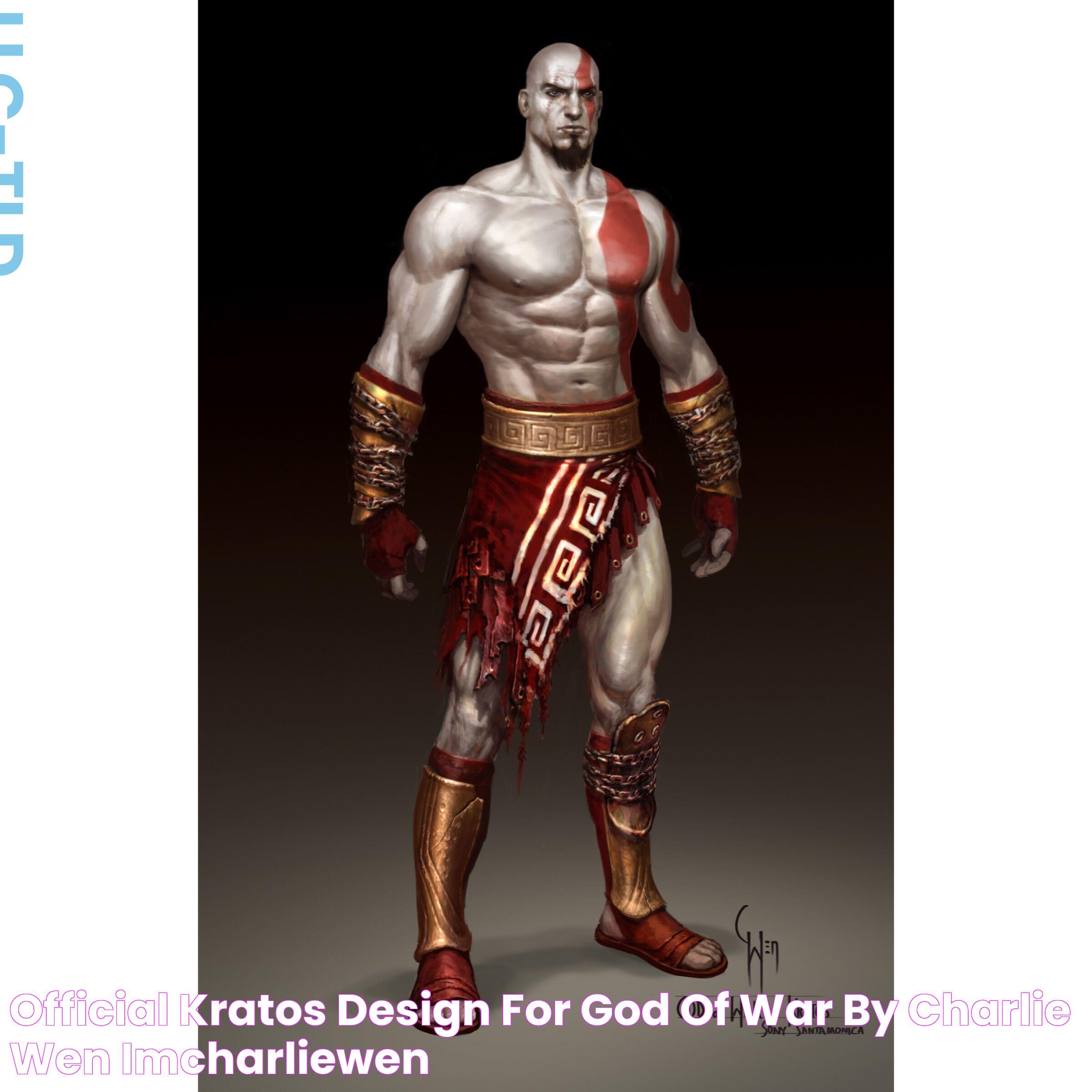 Official Kratos Design for God of War by Charlie Wen ( imcharliewen