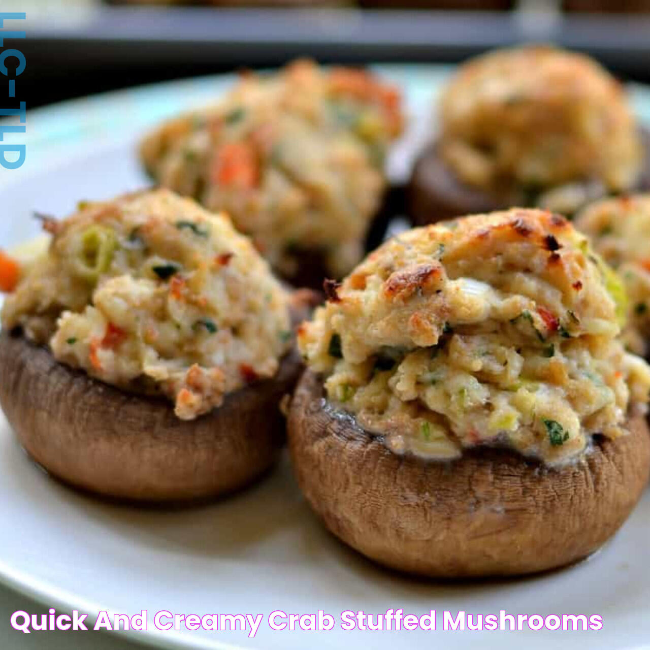 Quick and Creamy Crab Stuffed Mushrooms